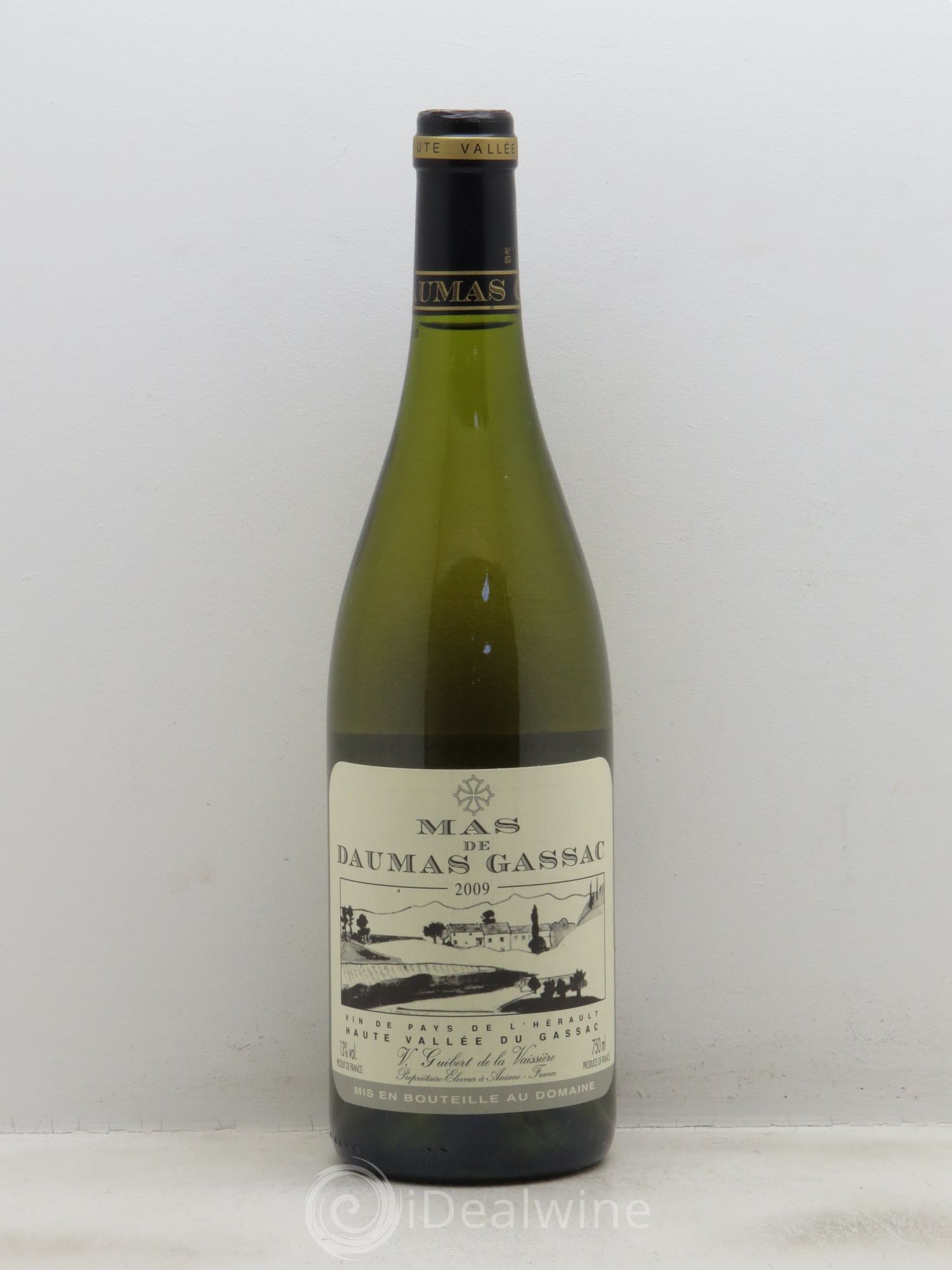Saint-Guilhem-le-Désert - Cité d'Aniane Mas Daumas Gassac Famille Guibert de La Vaissière 2009 - Lot de 1 bouteille - 0