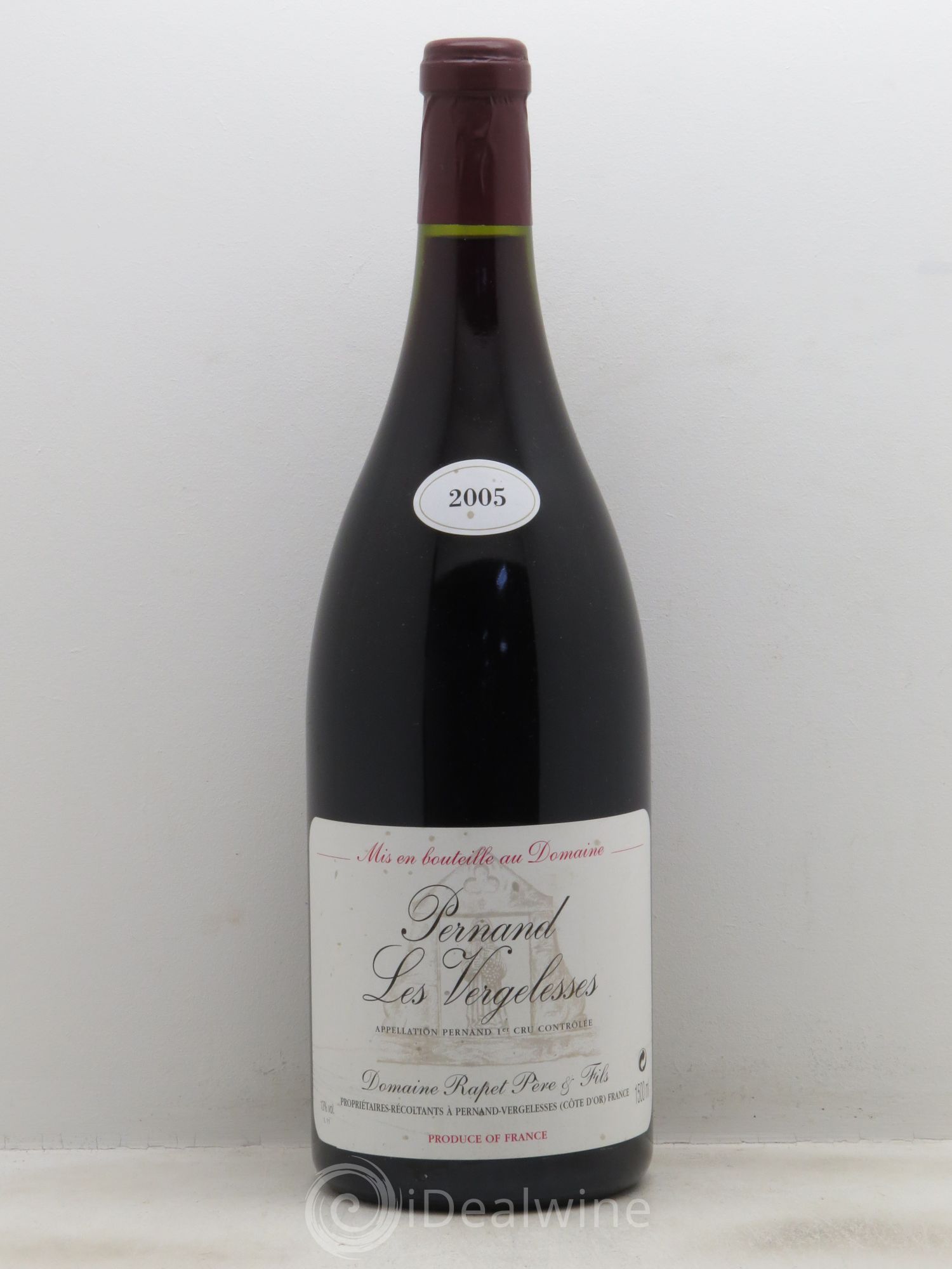 Pernand-Vergelesses 1er Cru Rapet 2005 - Lot de 1 magnum - 0