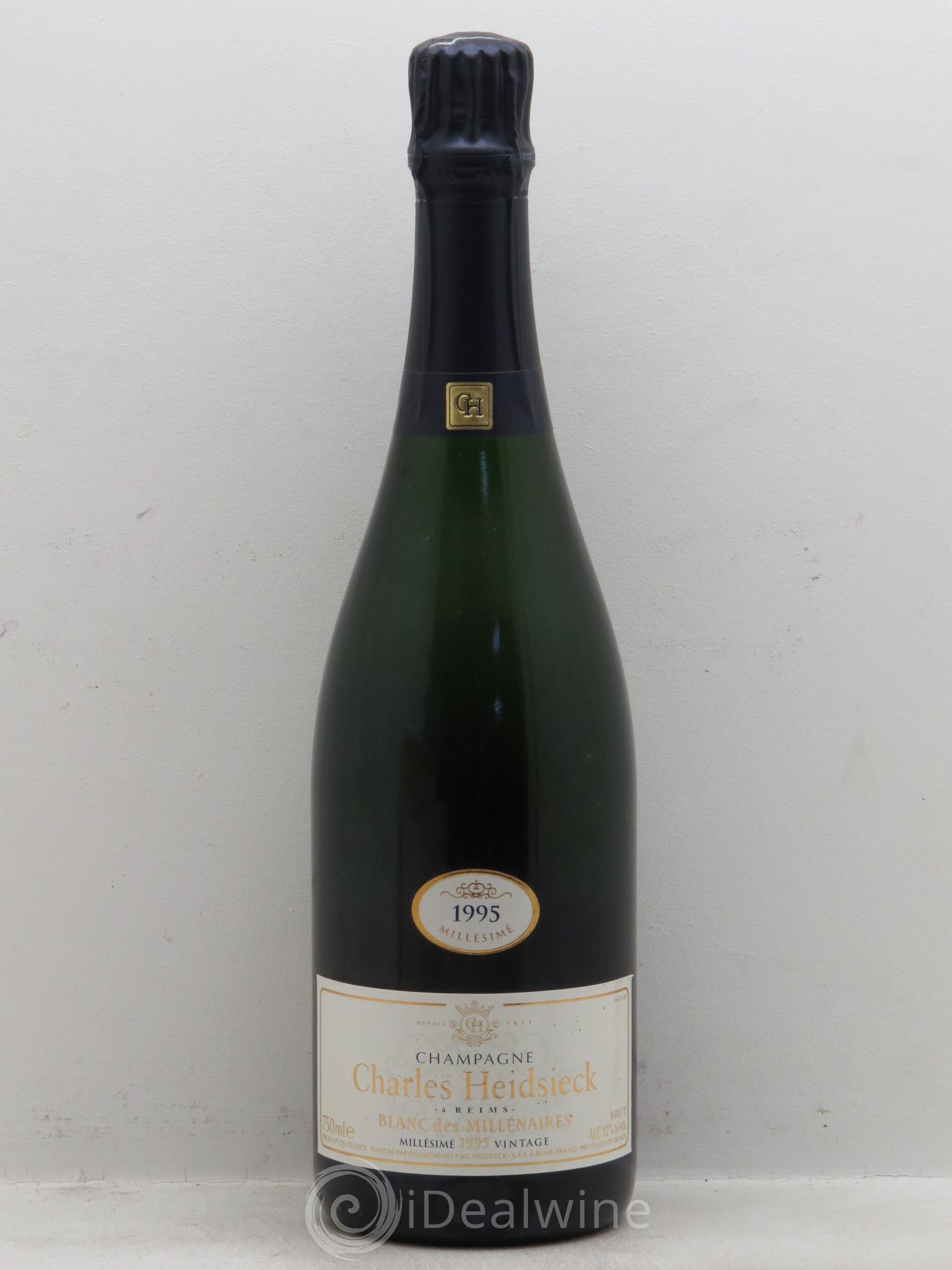 Blanc de Blancs Blanc des Millénaires Brut Charles Heidsieck 1995 - Lot de 1 bouteille - 0