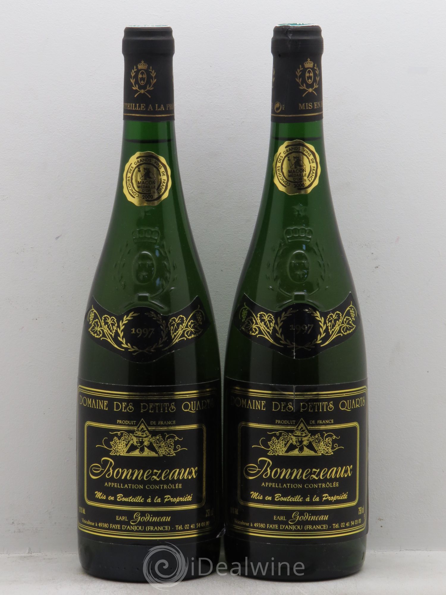 Bonnezeaux Godineau 1997 - Lotto di 2 bottiglie - 0
