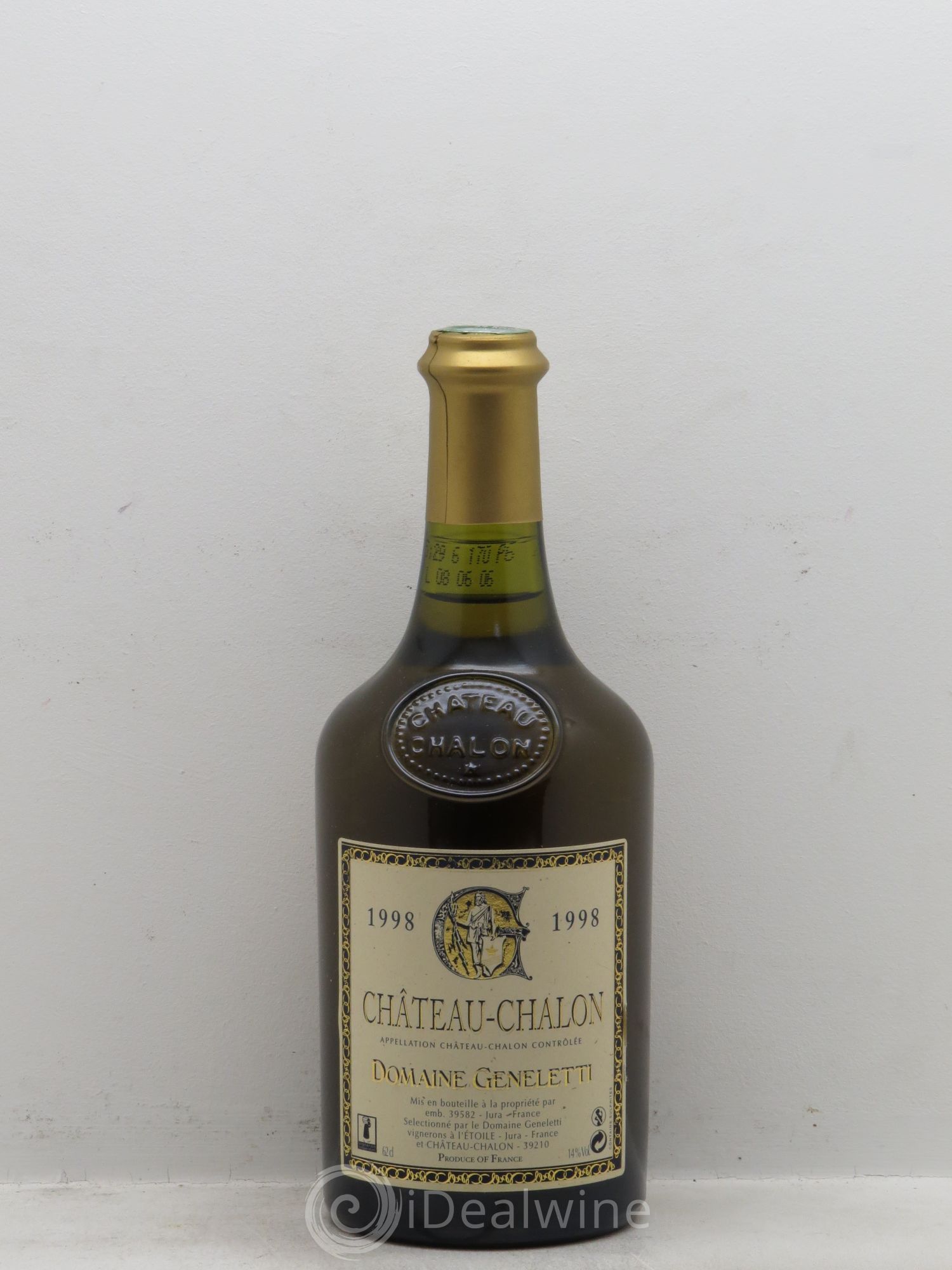 Château-Chalon Domaine Geneletti (62cl) 1998 - Posten von 1 Flasche - 0