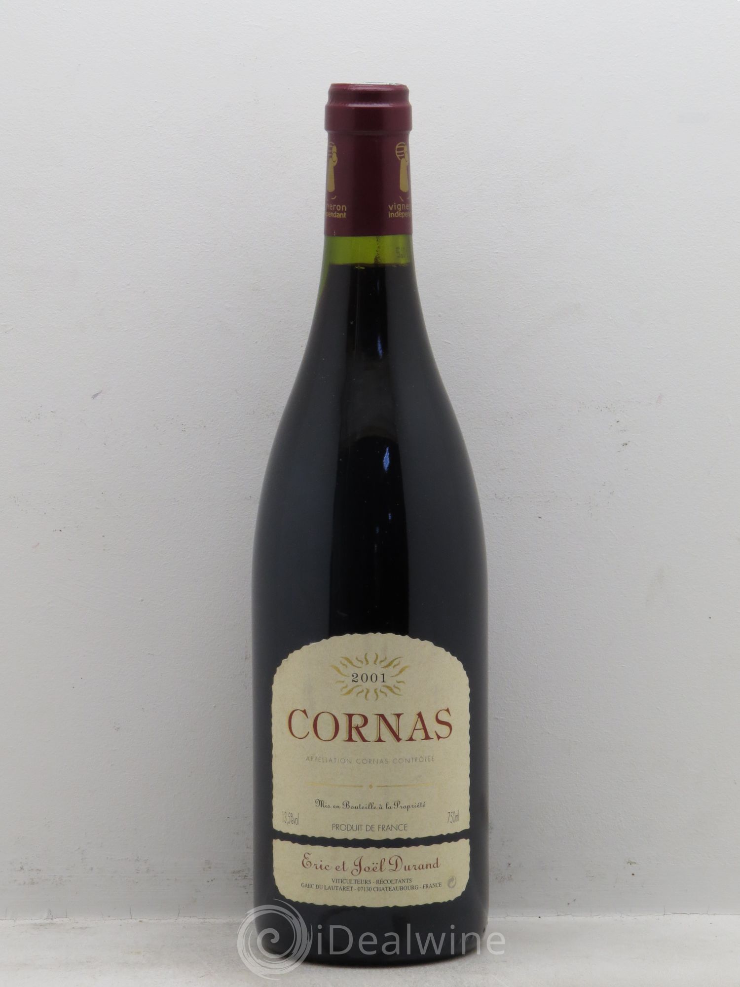 Cornas Domaine Durand Eric et Joel (sans prix de réserve - no reserve) 2001 - Lot of 1 bottle - 0