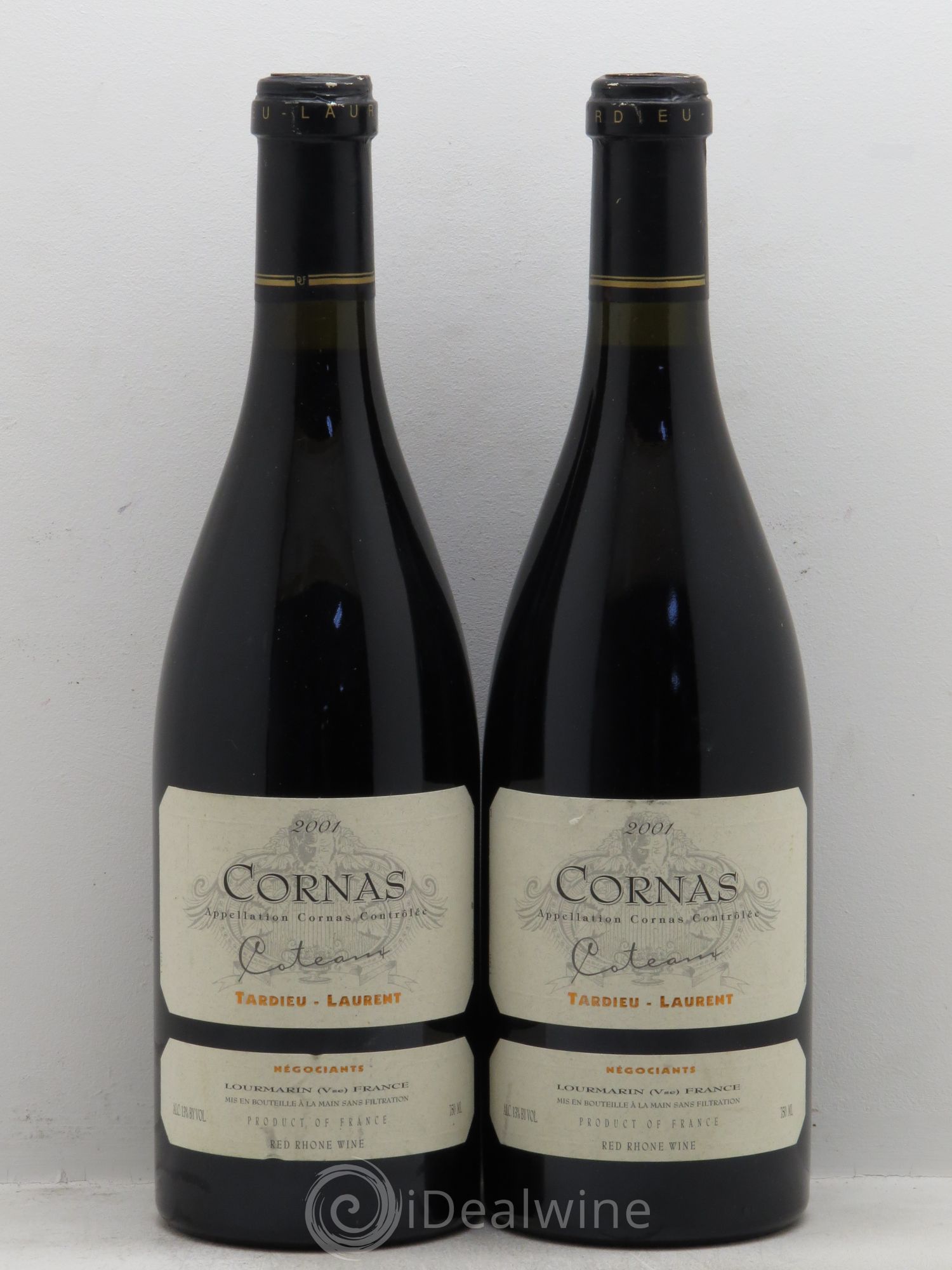 Cornas Coteaux Maison Tardieu-Laurent 2001 - Lot de 2 bouteilles - 0