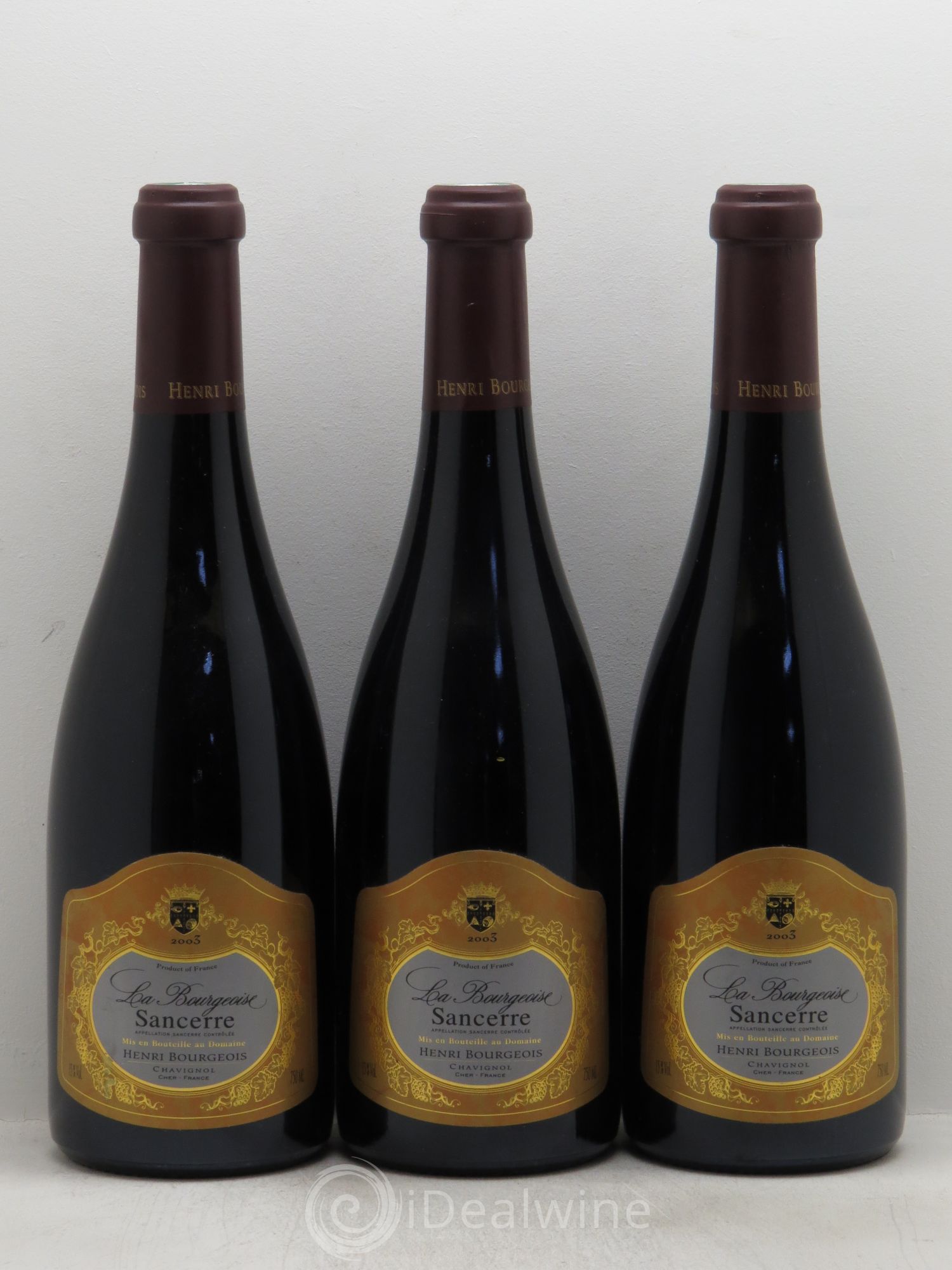 Sancerre La Bourgeoise 2003 - Lot de 3 bouteilles - 0