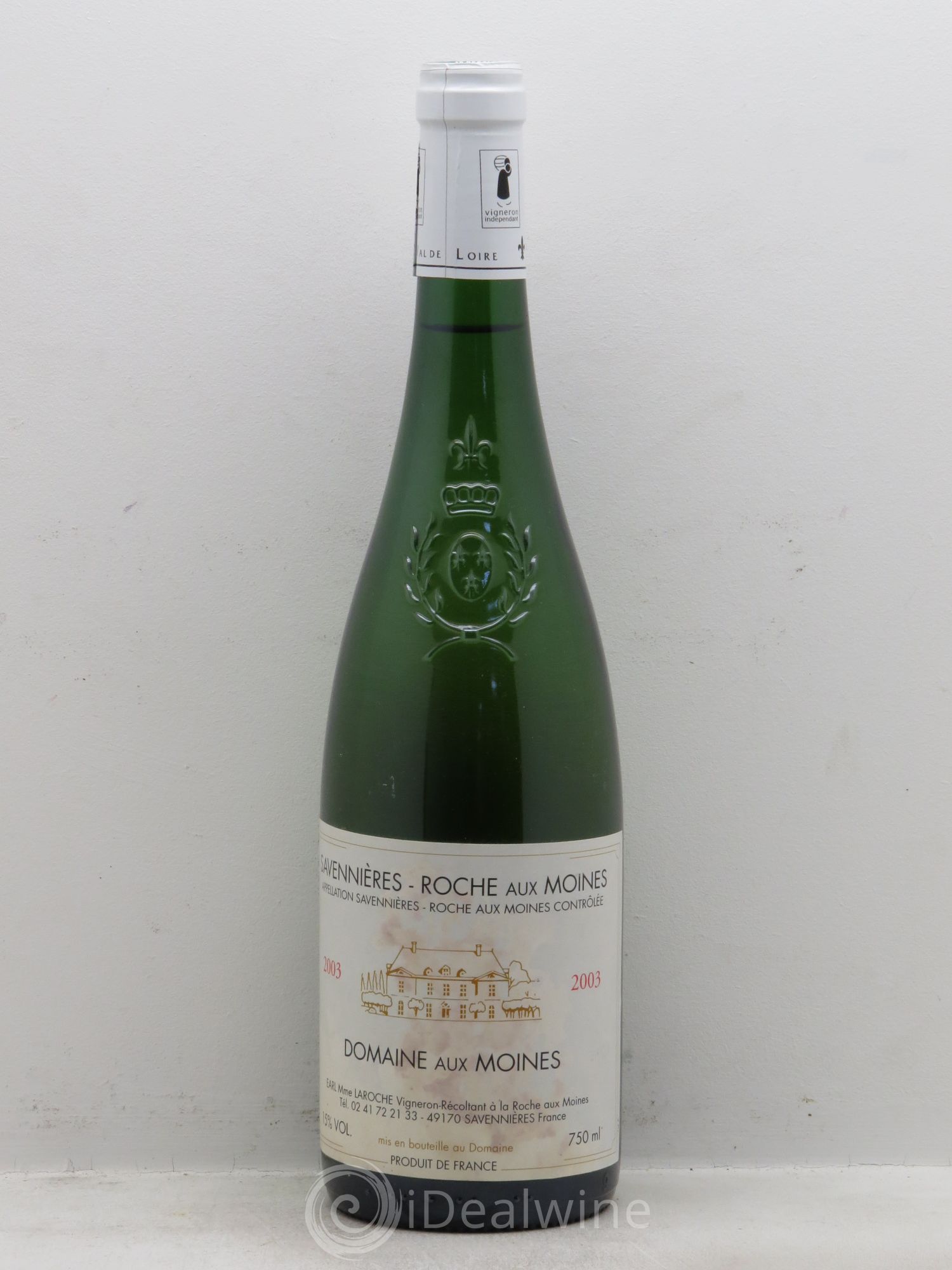Savennières Roche aux Moines Domaine aux Moines 2003 - Posten von 1 Flasche - 0
