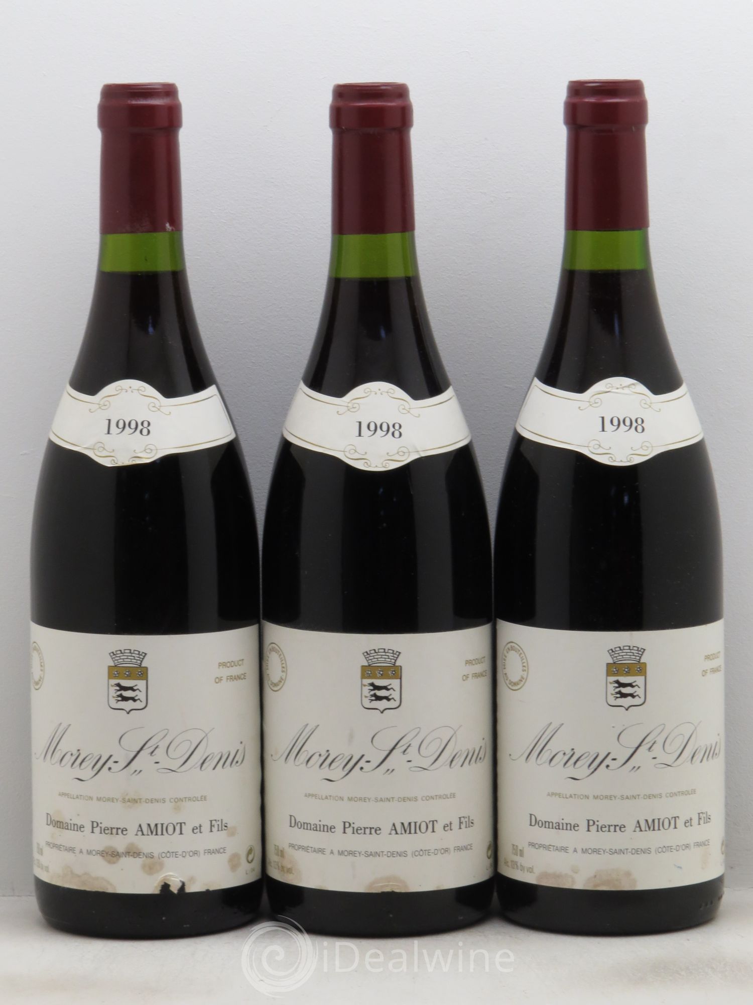 Morey-Saint-Denis 1998 - Lot de 3 bouteilles - 0