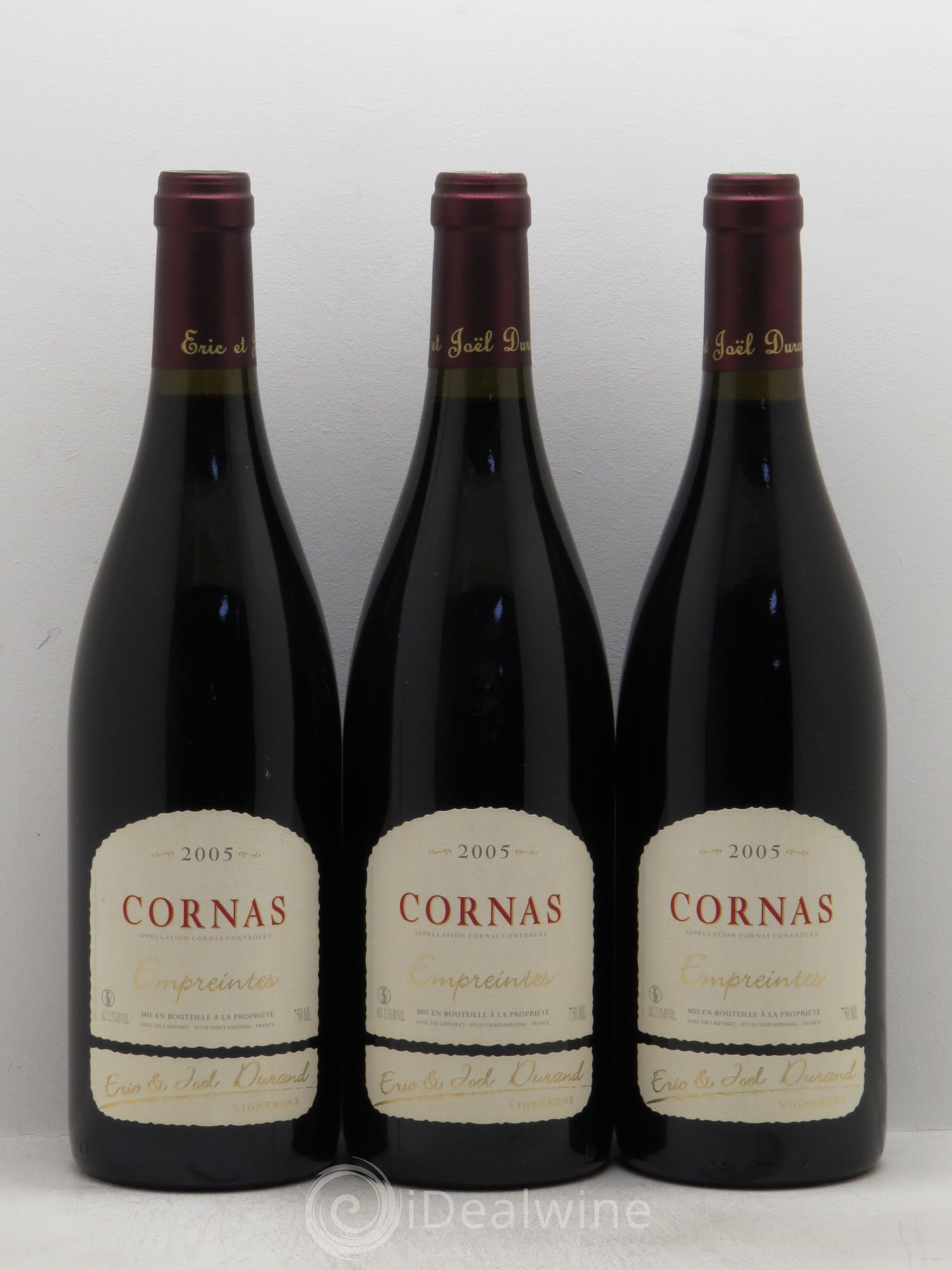 Cornas Domaine Durand Eric et Joël Empreinte 2005 - Posten von 3 Flaschen - 0