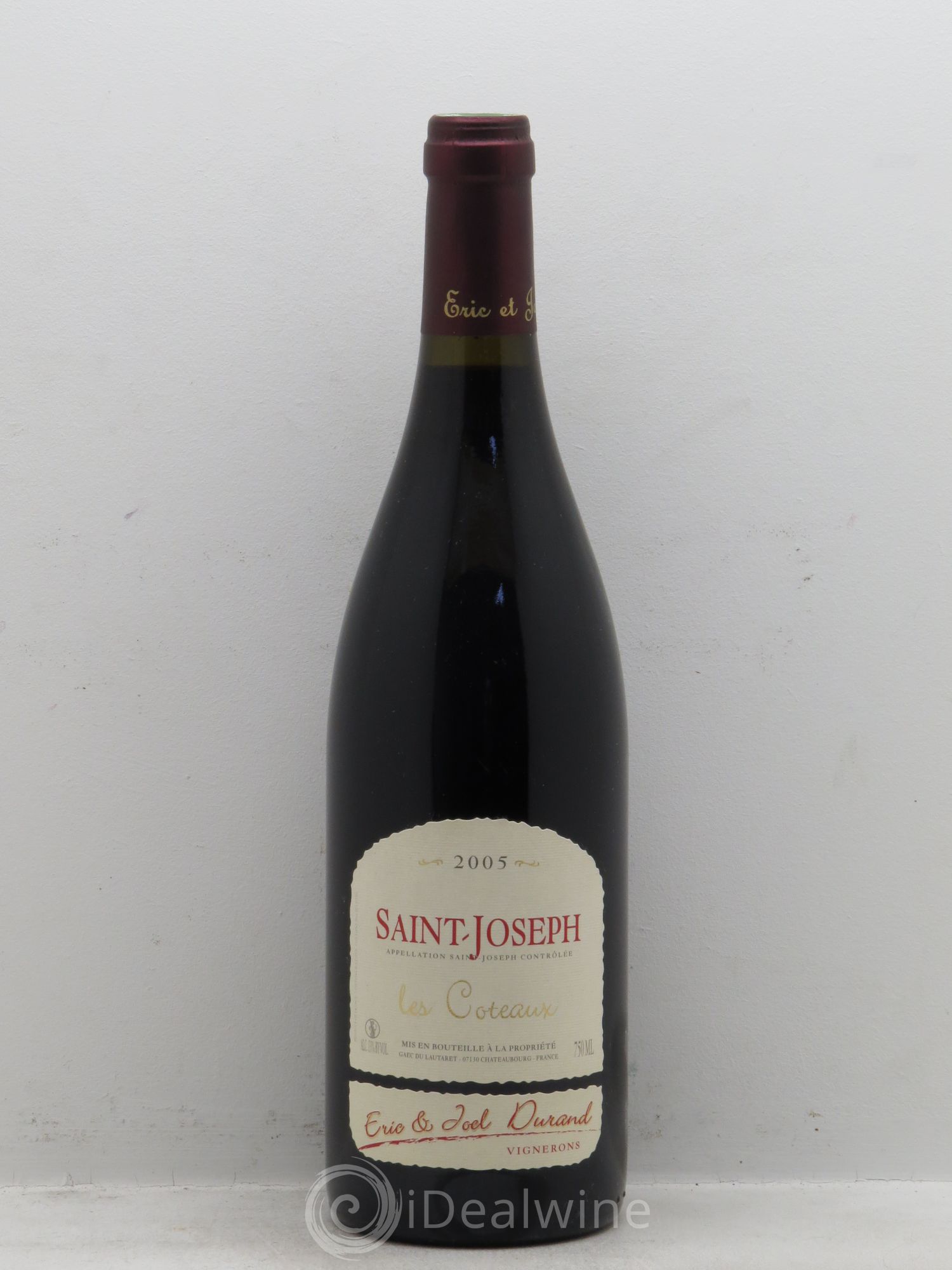 Saint-Joseph Domaine Durand les Coteaux 2005 - Posten von 1 Flasche - 0