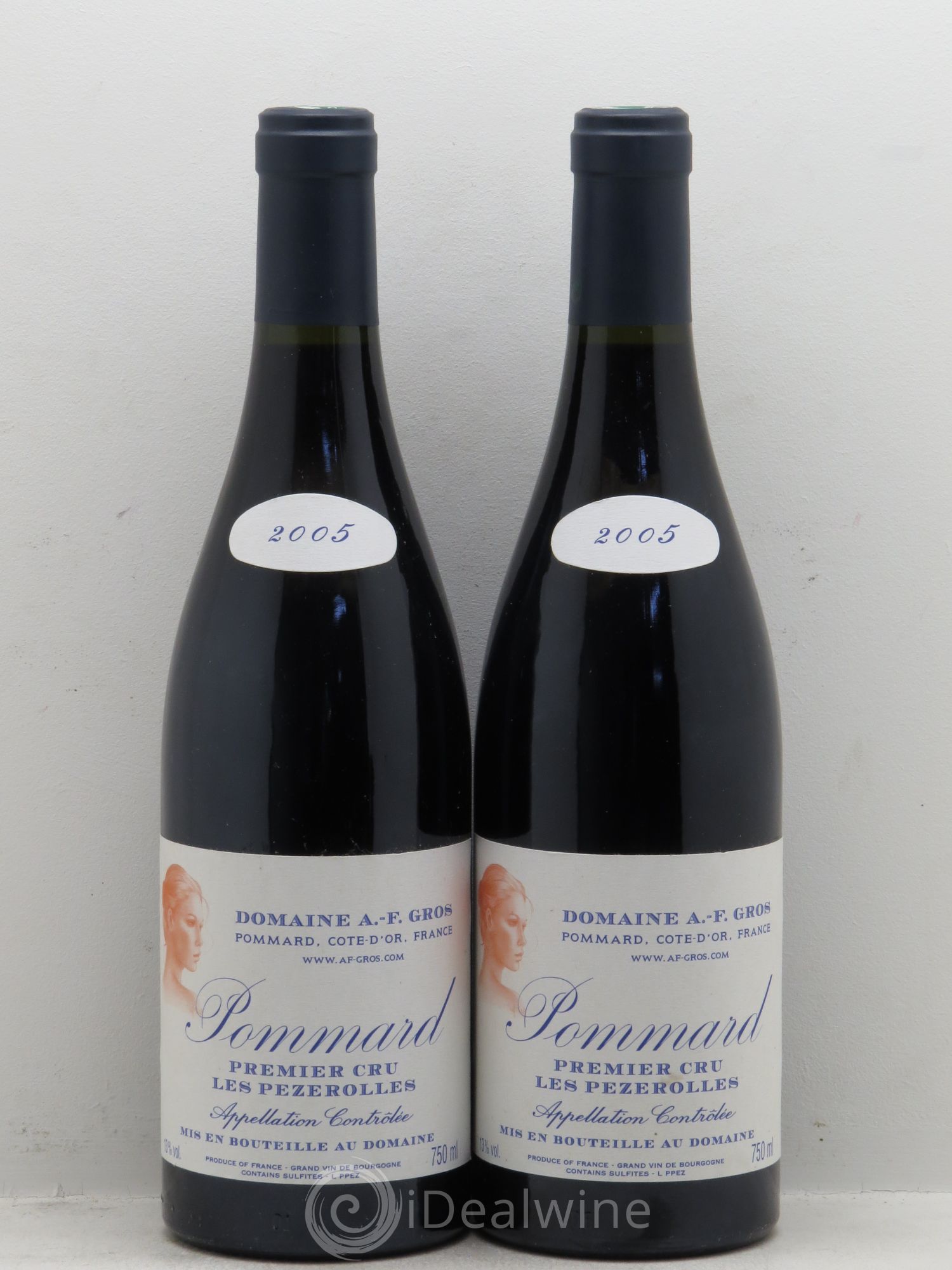 Pommard 1er Cru Les Pézerolles A.-F. Gros 2005 - Lot de 2 bouteilles - 0