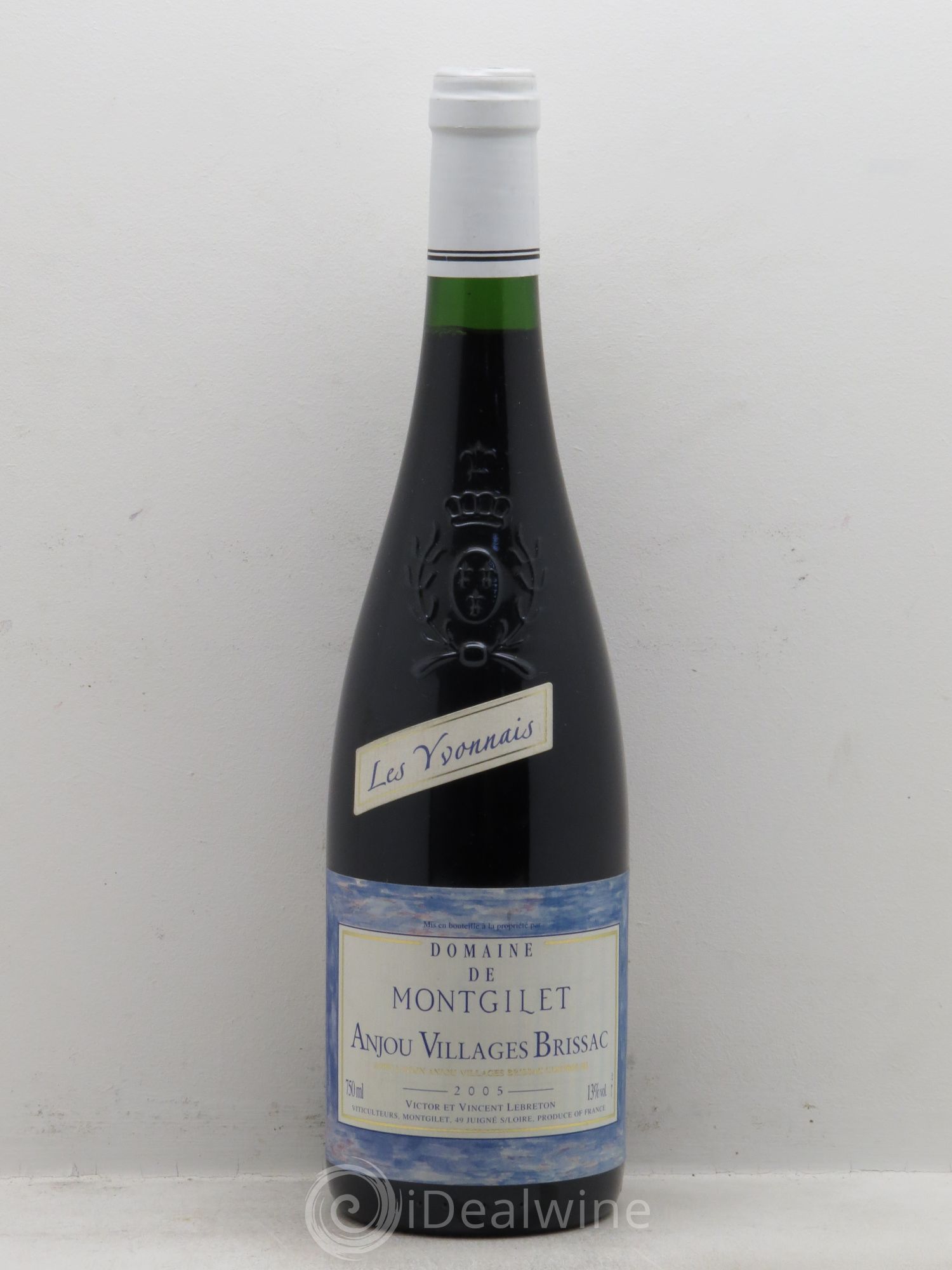 Anjou Domaine Montgilet Villages Brissac "les Yvonnais" (sans prix de réserve - no reserve) 2005 - Posten von 1 Flasche - 0