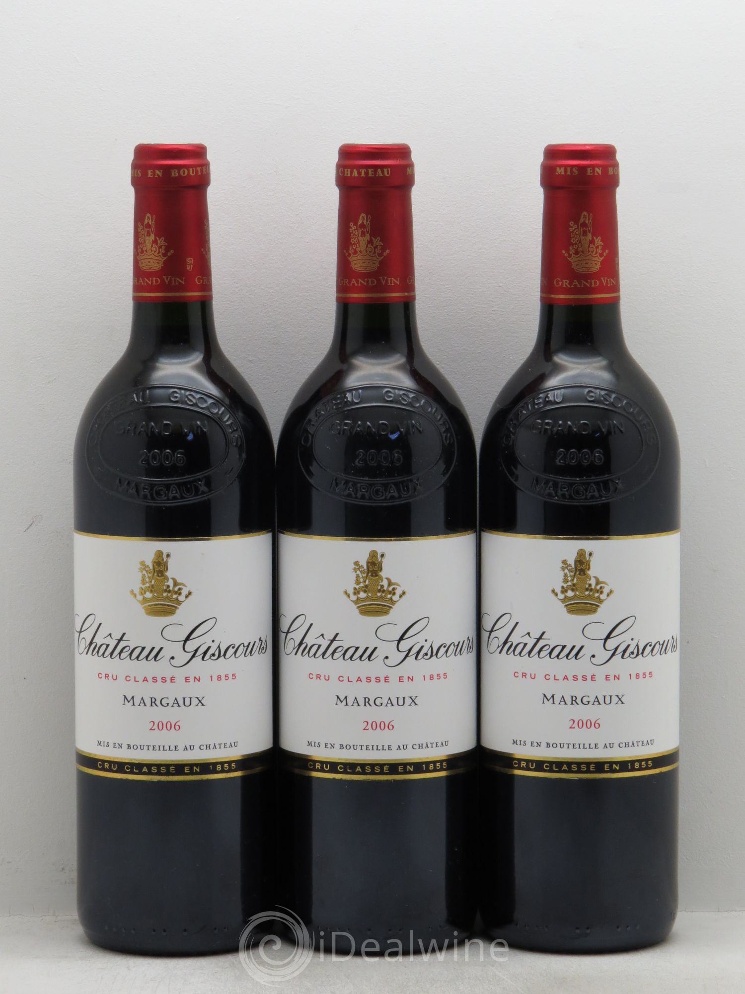 Château Giscours 3ème Grand Cru Classé 2006 - Lot de 3 bouteilles - 0