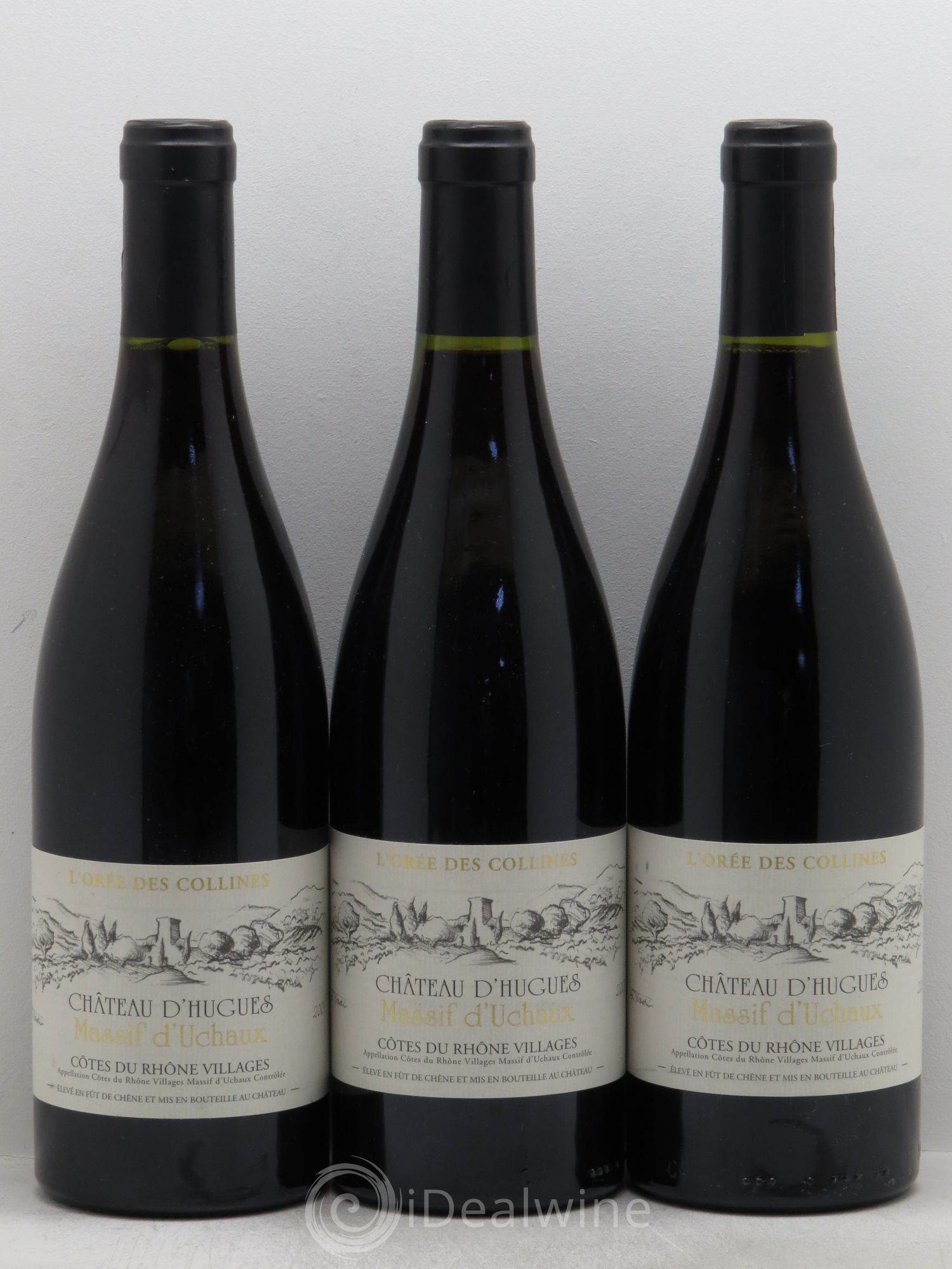 Côtes-du-Rhône Château d'Hugues Orée des Collines (sans prix de réserve - no reserve) 2007 - Posten von 3 Flaschen - 0