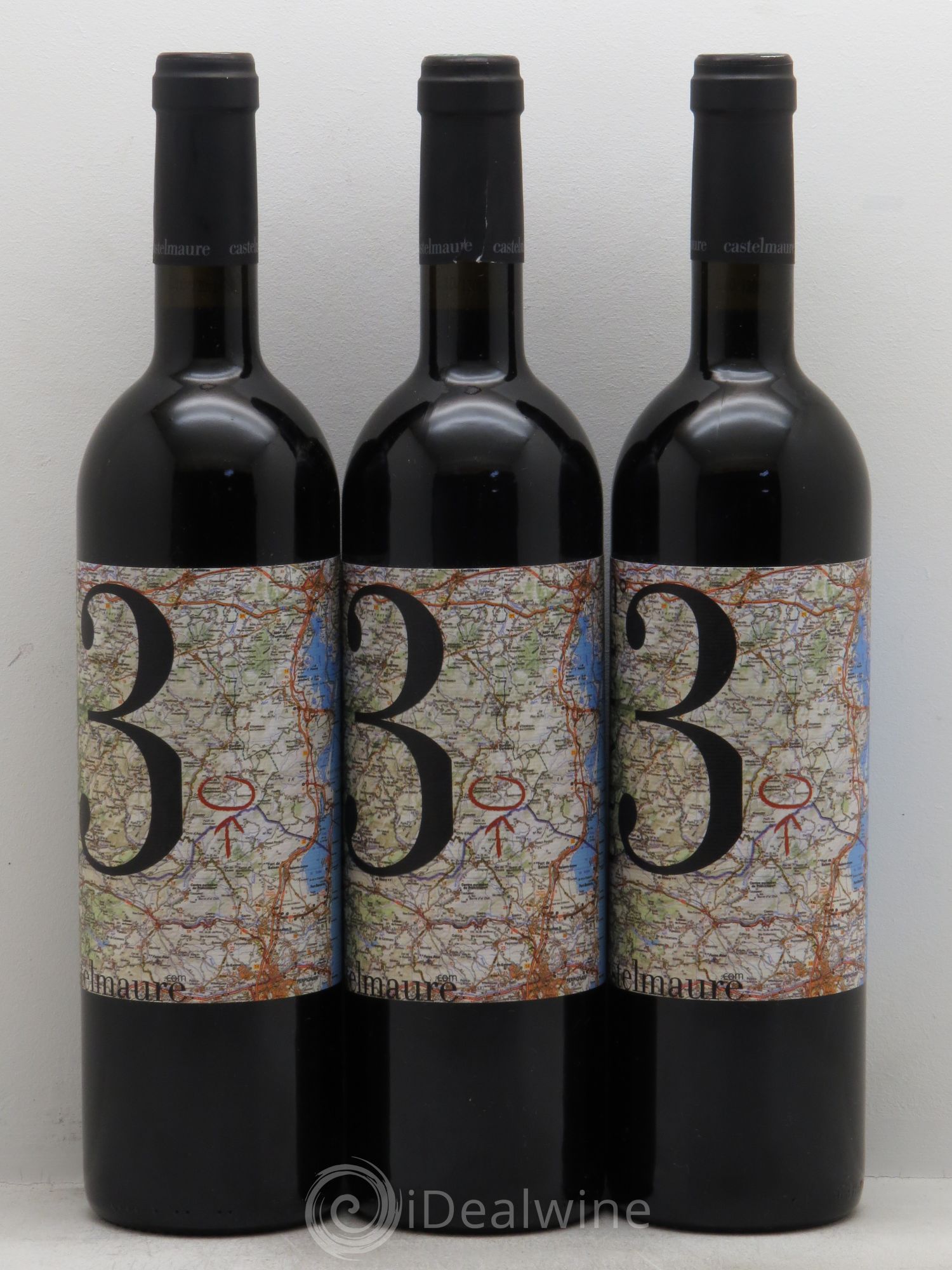 Corbières Castelmaure N°3 2008 - Lot de 3 bouteilles - 0