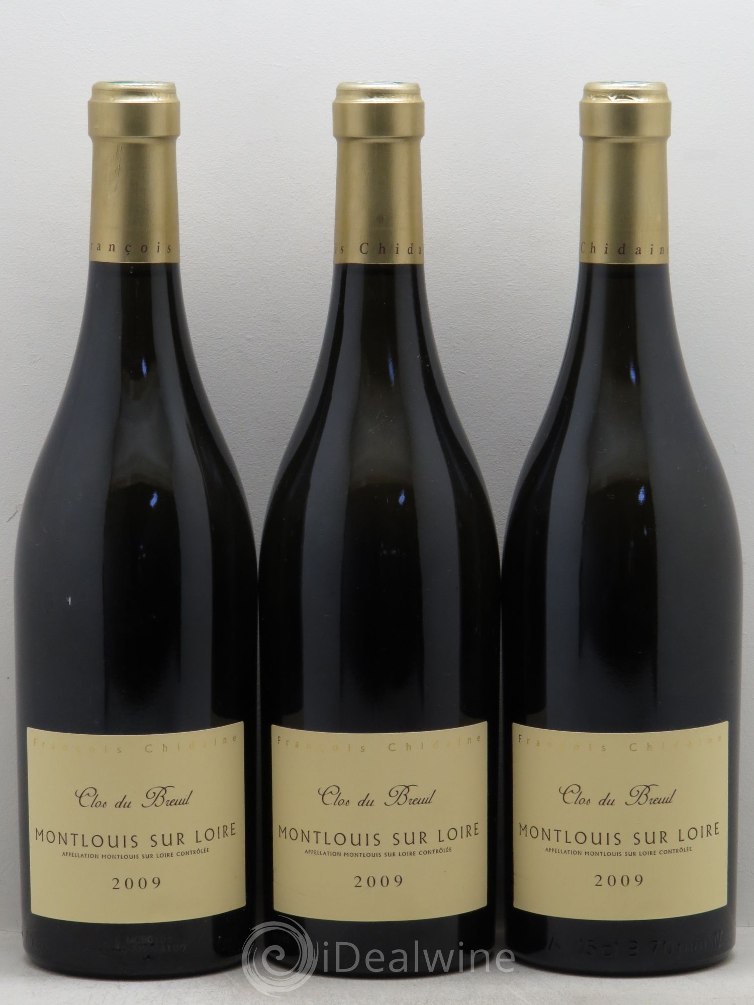 Montlouis-sur-Loire Domaine Chidaine Clos du Breuil 2009 - Lotto di 3 bottiglie - 0