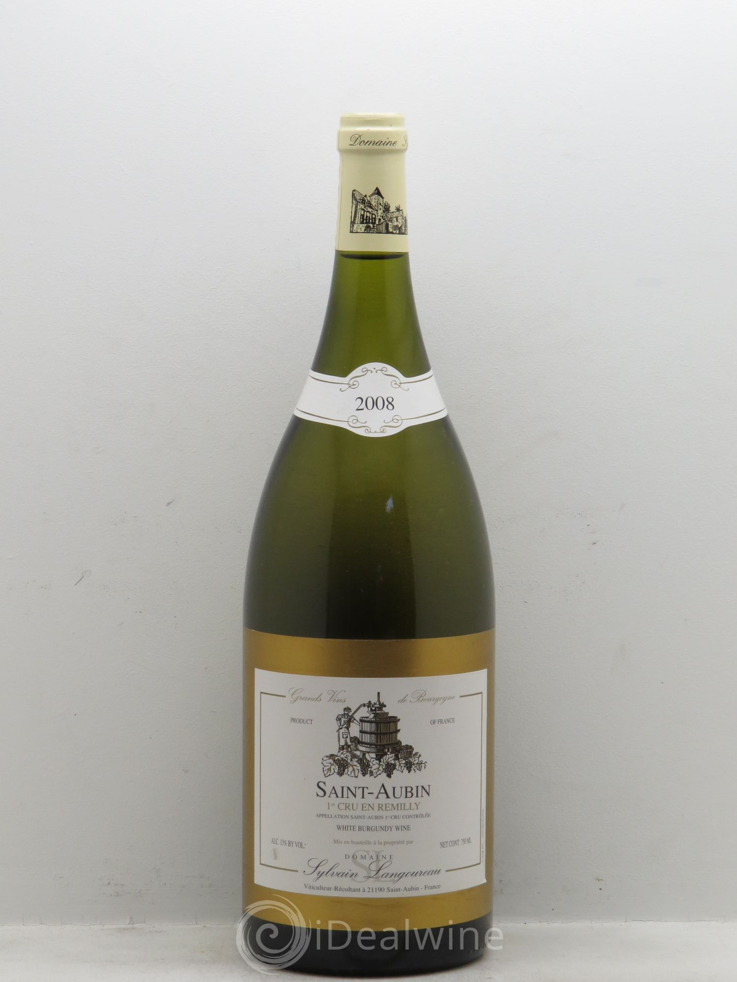 Saint-Aubin 1er Cru Domaine Langoureau En Rémilly 2008 - Posten von 1 Magnum - 0