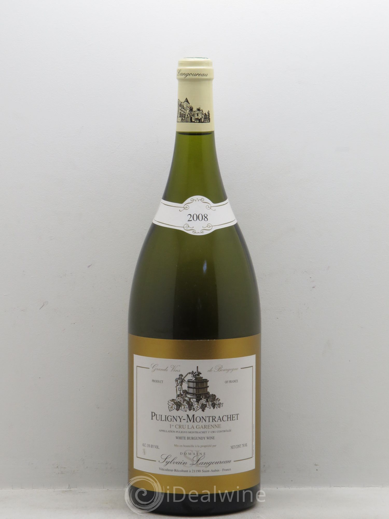 Puligny-Montrachet 1er Cru Domaine Langoureau La Garenne 2008 - Posten von 1 Magnum - 0