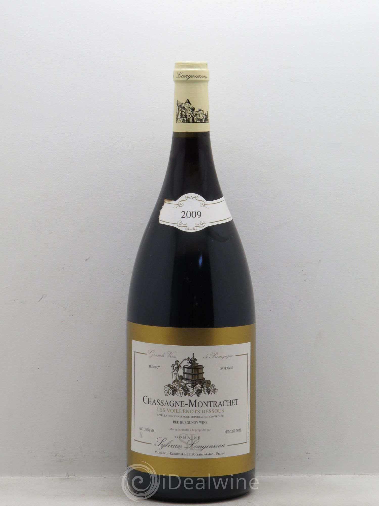 Chassagne-Montrachet 1er Cru Domaine Langoureau Les Voillenots dessous 2009 - Posten von 1 Magnum - 0