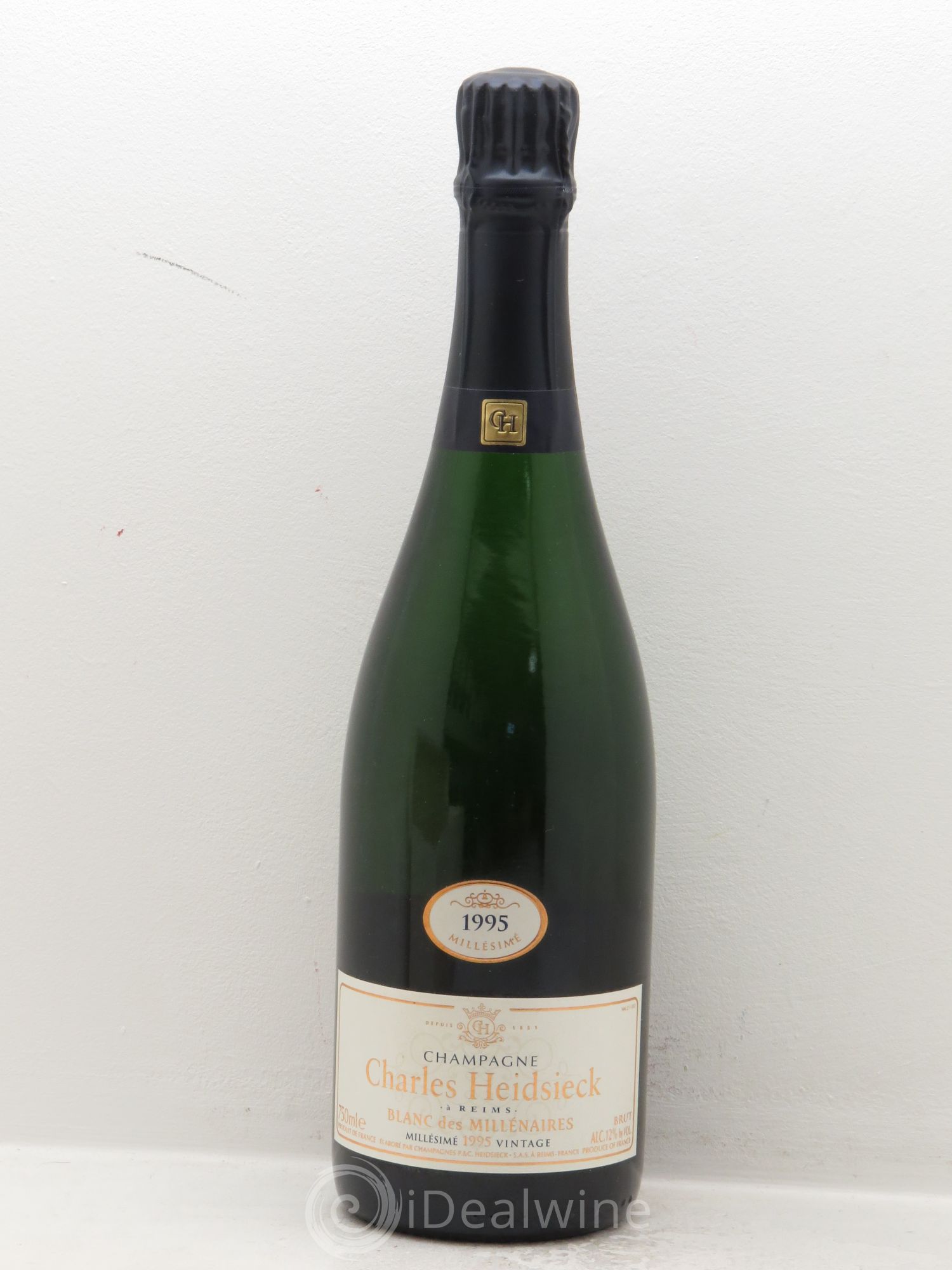 Blanc de Blancs Blanc des Millénaires Brut Charles Heidsieck 1995 - Lot de 1 bouteille - 0