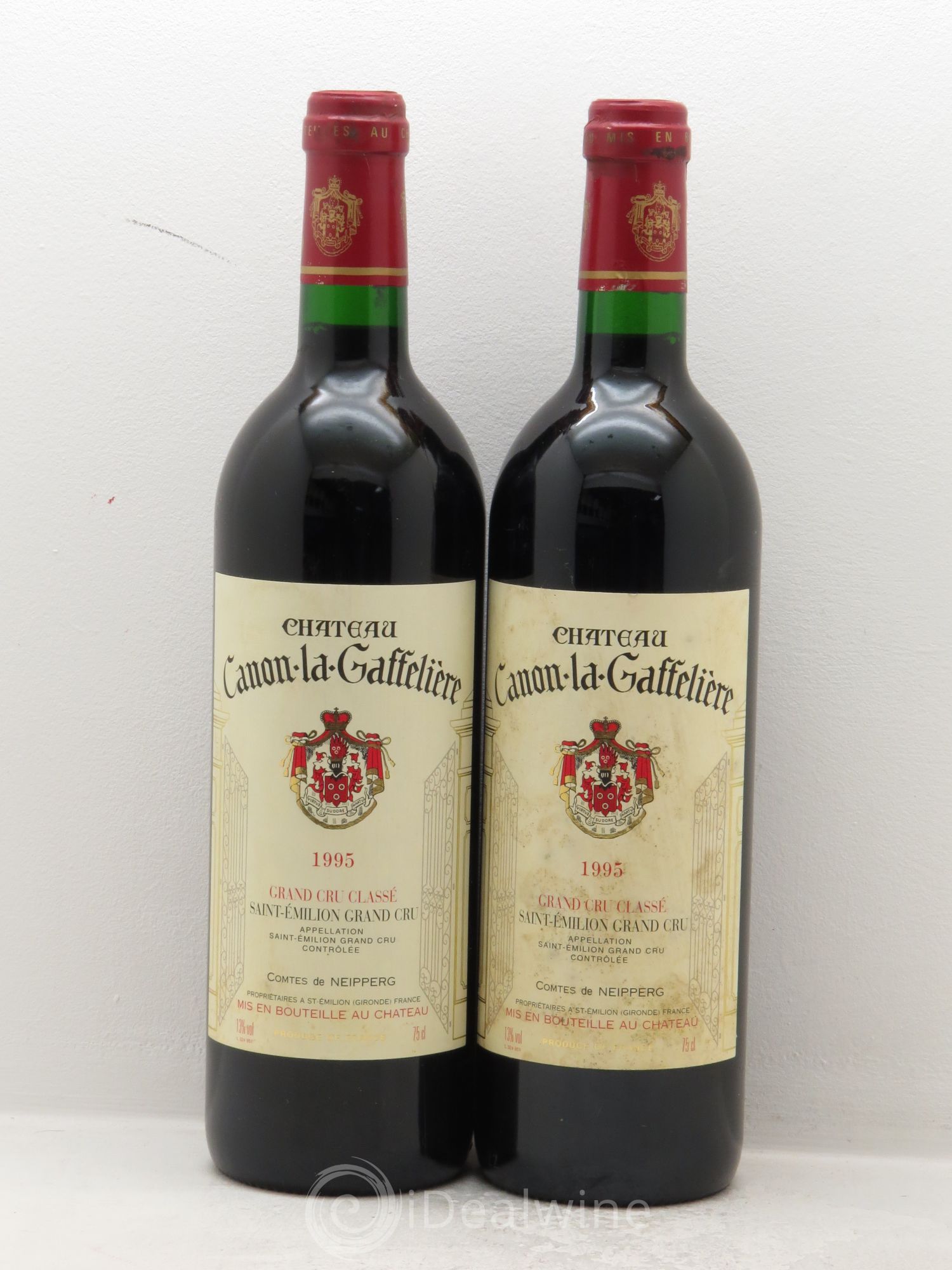 Château Canon la Gaffelière 1er Grand Cru Classé B 1995 - Lot de 2 bouteilles - 0