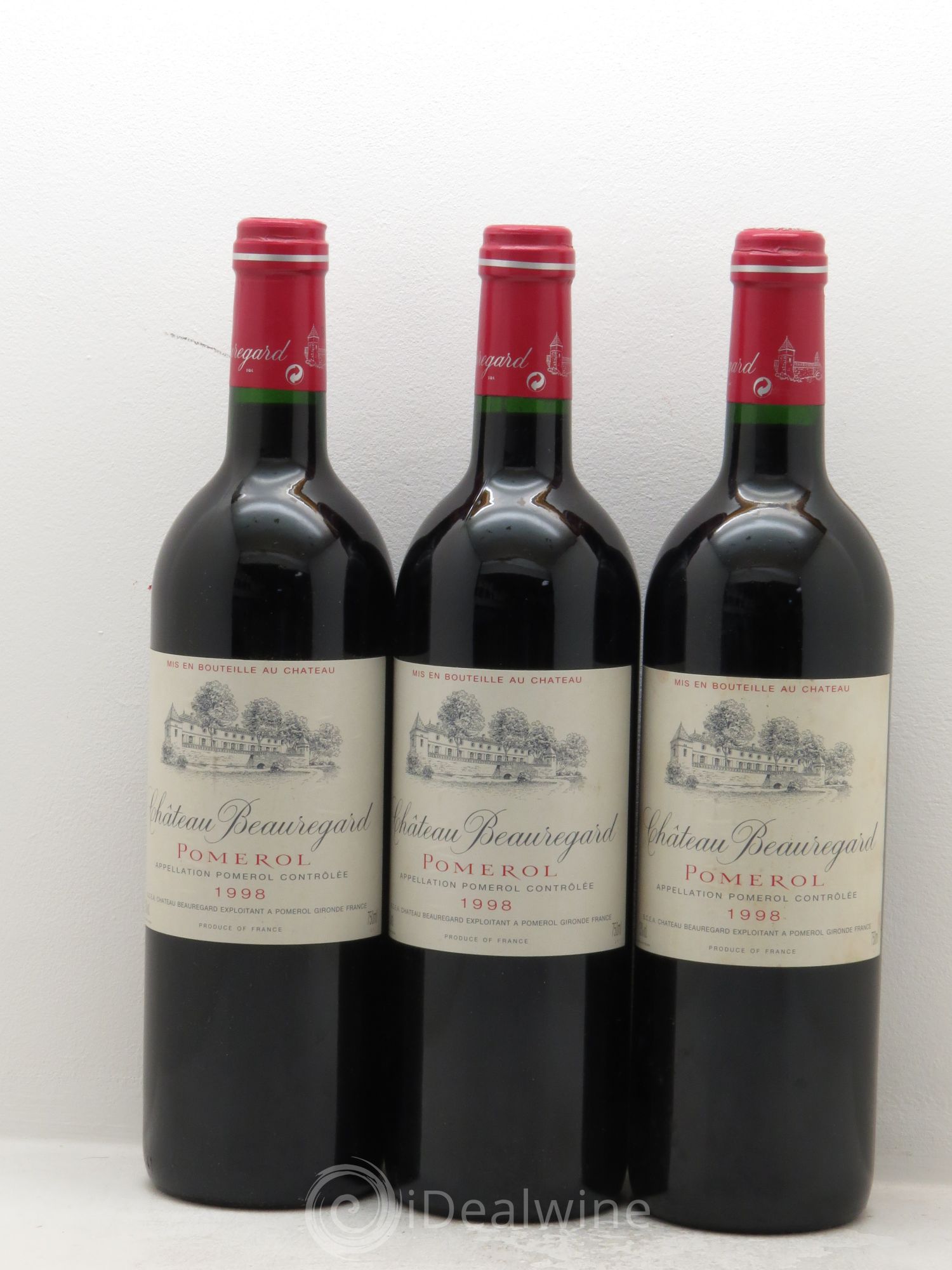 Château Beauregard 1998 - Lot de 3 bouteilles - 0