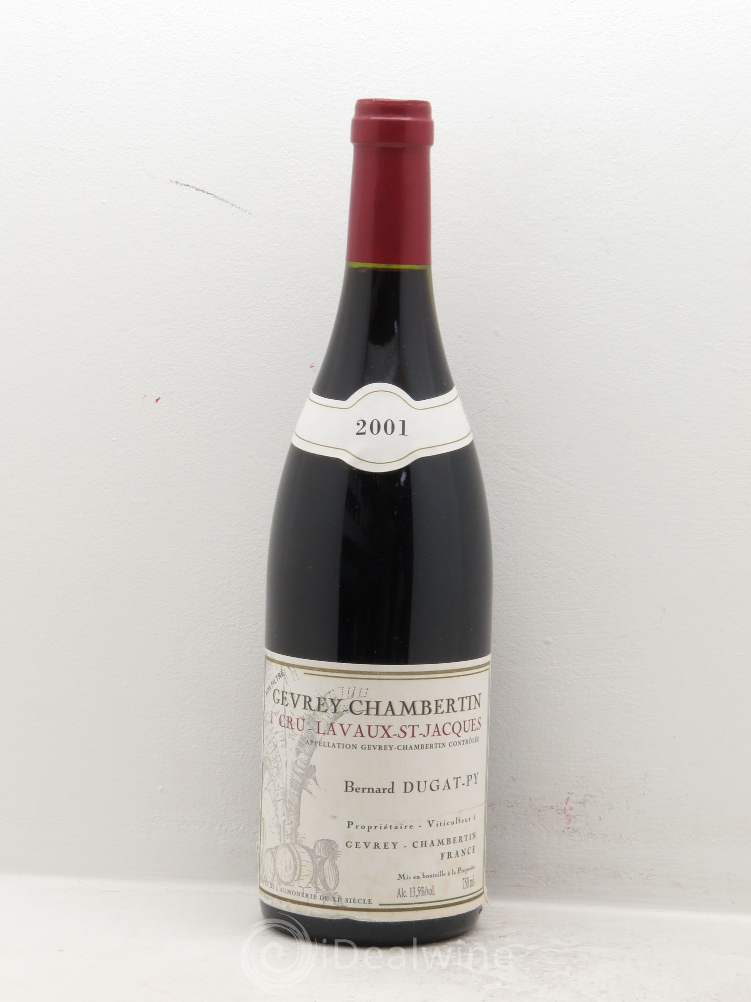 Gevrey-Chambertin 1er Cru Lavaux Saint Jacques Dugat-Py 2001 - Lot de 1 bouteille - 0