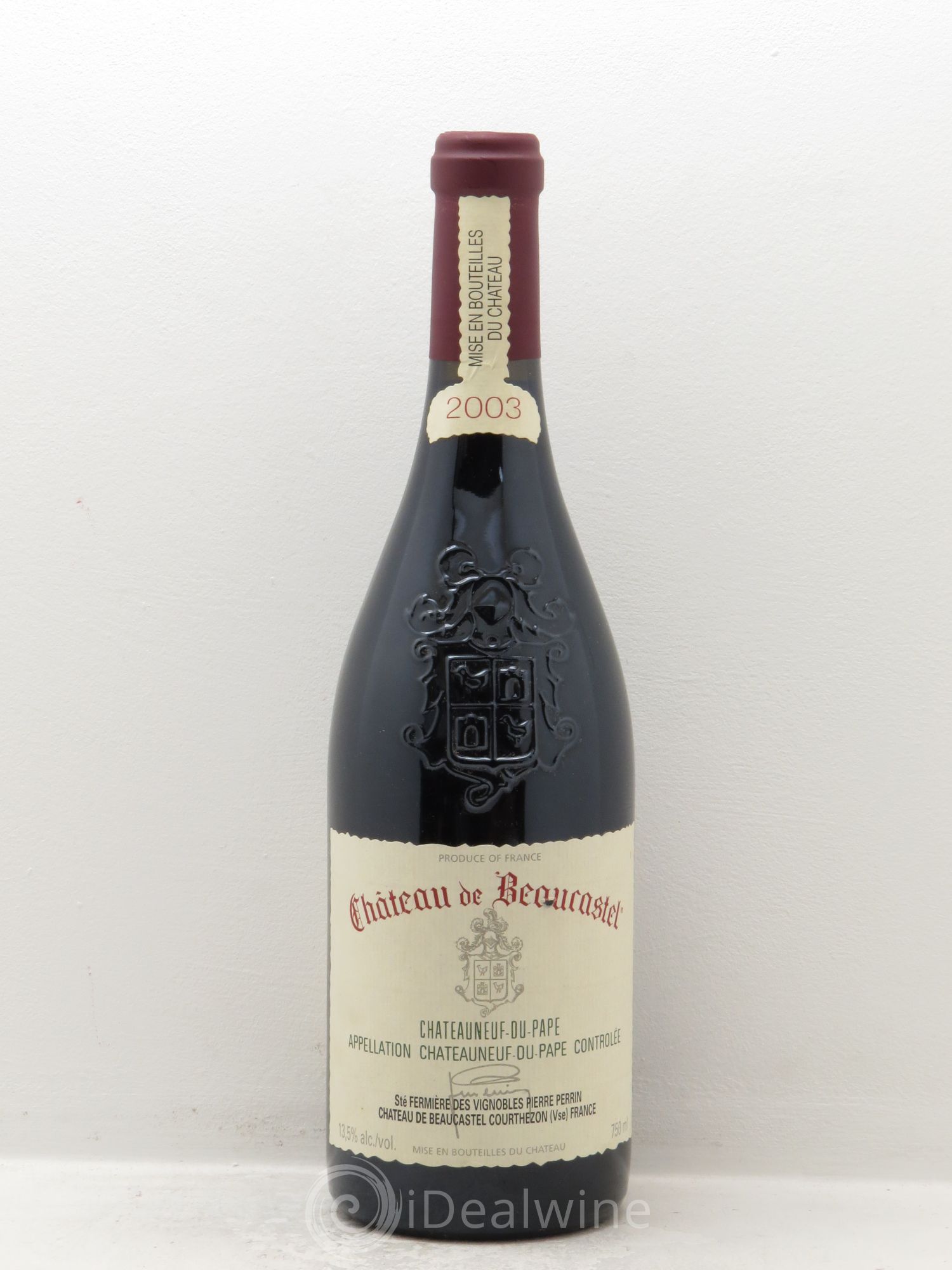 Châteauneuf-du-Pape Château de Beaucastel Famille Perrin 2003 - Lot de 1 bouteille - 0