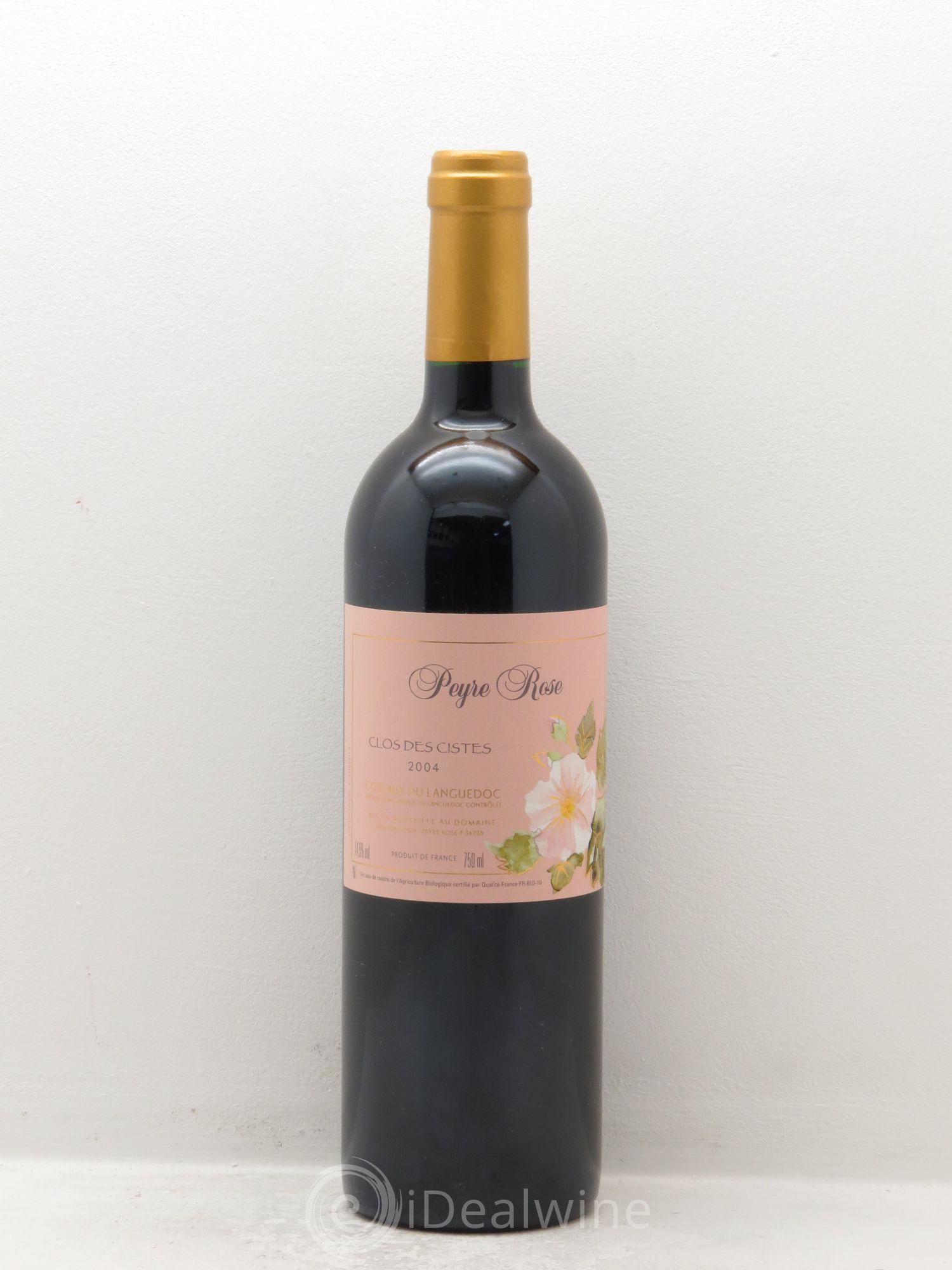 Vin de France (anciennement Coteaux du Languedoc) Domaine Peyre Rose Les Cistes Marlène Soria 2004 - Lot de 1 bouteille - 0