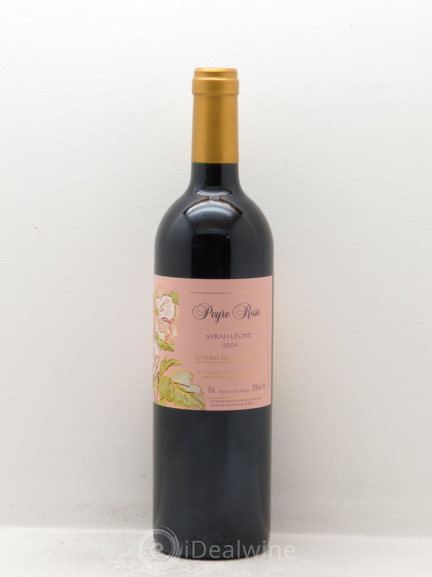 Coteaux du Languedoc Domaine Peyre Rose Belle Léone (anciennement Syrah Léone) Marlène Soria 2004 - Lot de 1 bouteille - 0