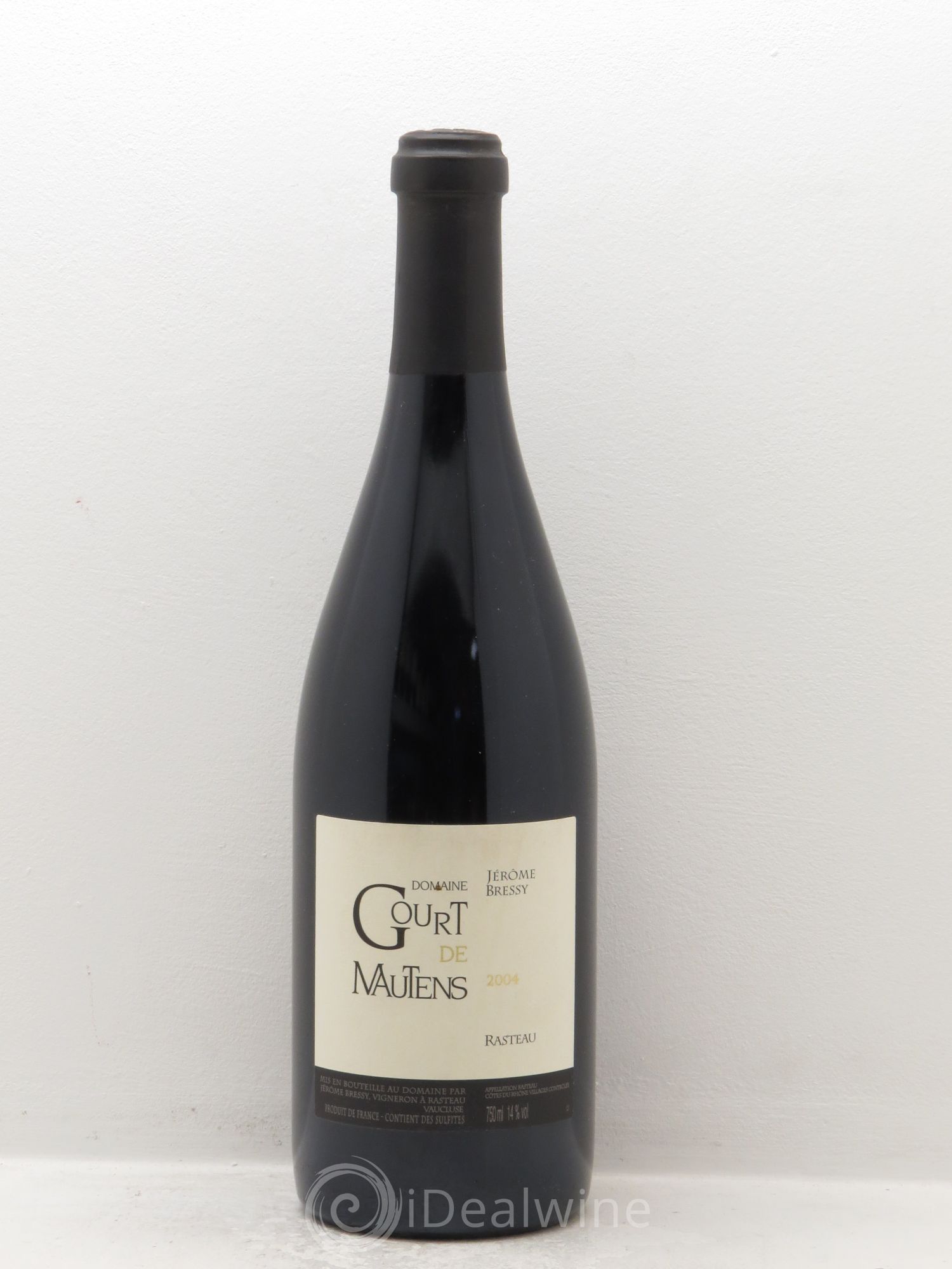 Rasteau Domaine Gourt de Mautens - Jérôme Bressy 2004 - Lot de 1 bouteille - 0