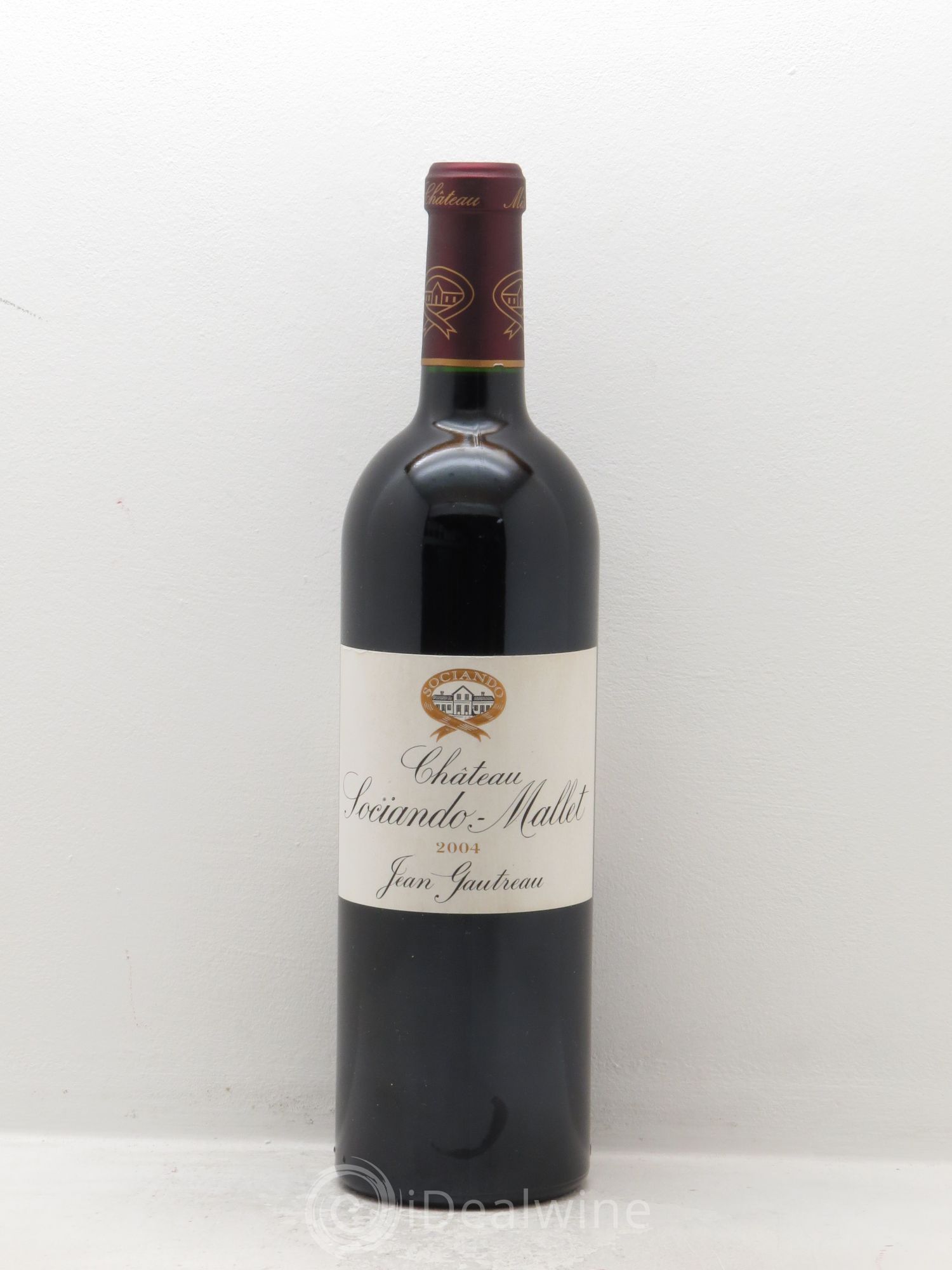 Château Sociando Mallet 2004 - Lot de 1 bouteille - 0