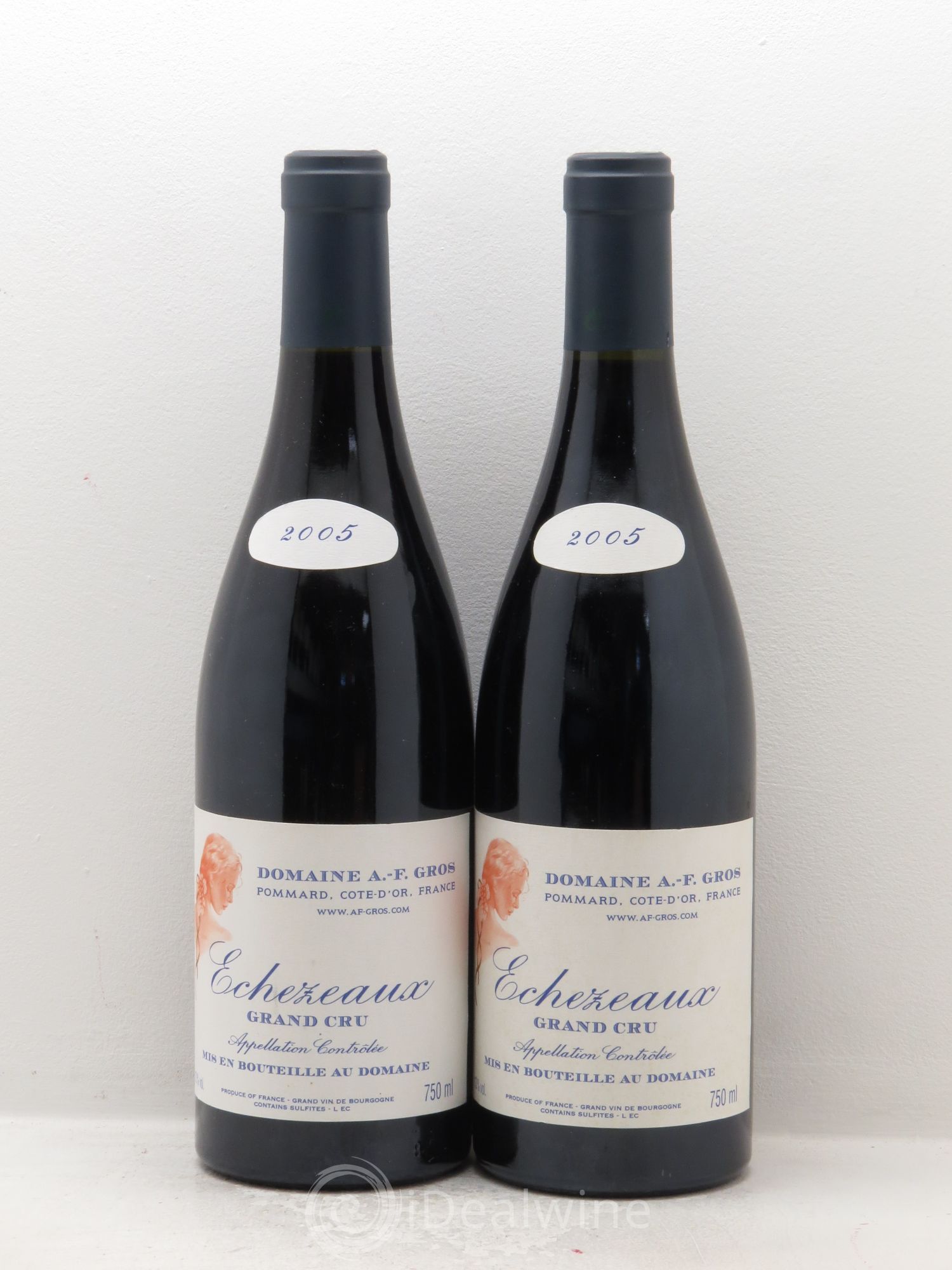Echezeaux Grand Cru A.-F. Gros 2005 - Lot de 2 bouteilles - 0