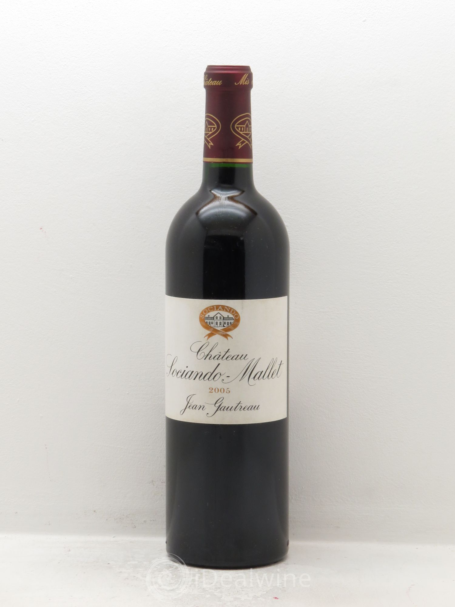 Château Sociando Mallet 2005 - Lot de 1 bouteille - 0