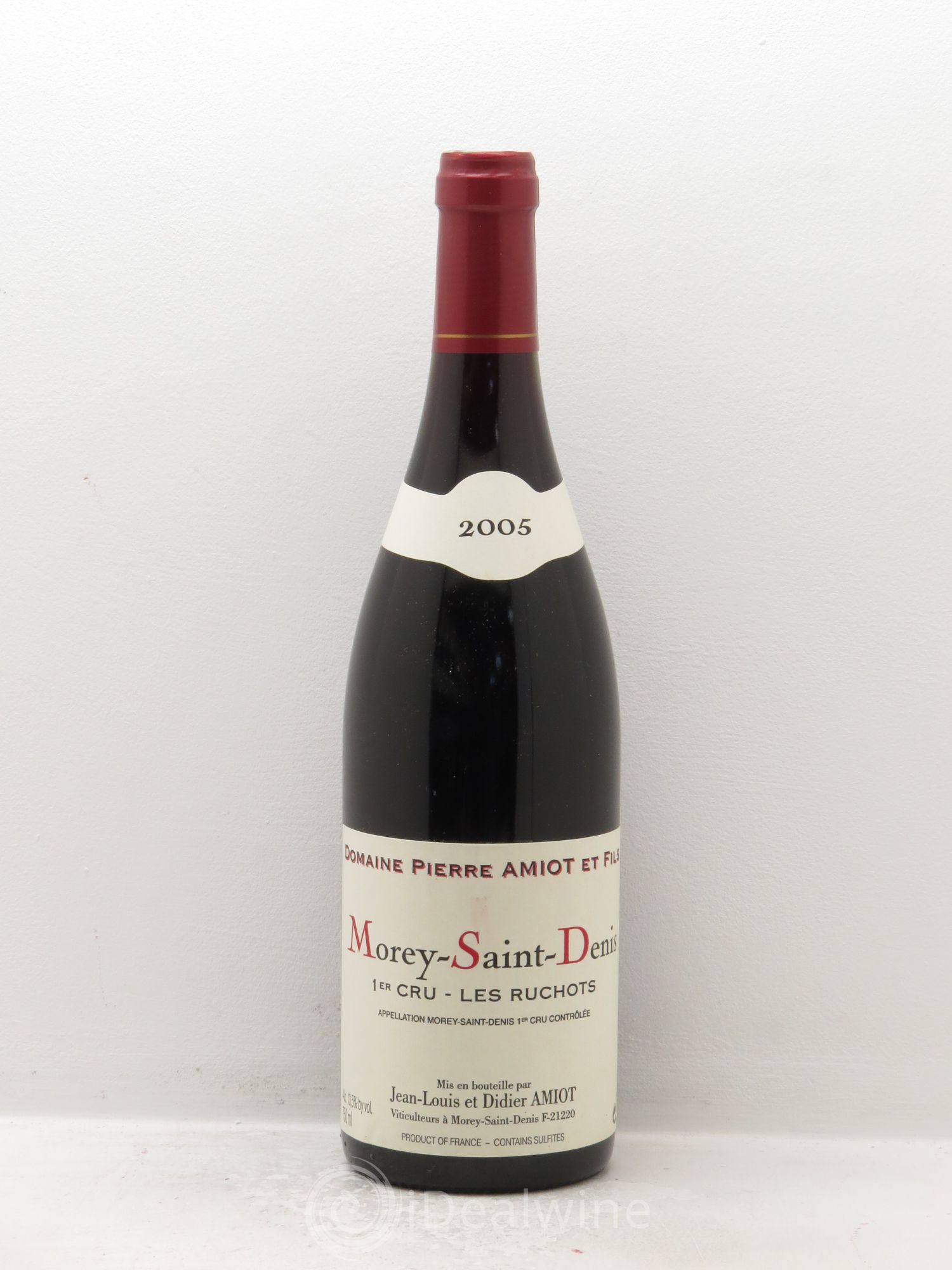 Morey-Saint-Denis 1er Cru Domaine Amiot Pierre 2005 - Lot de 1 bouteille - 0