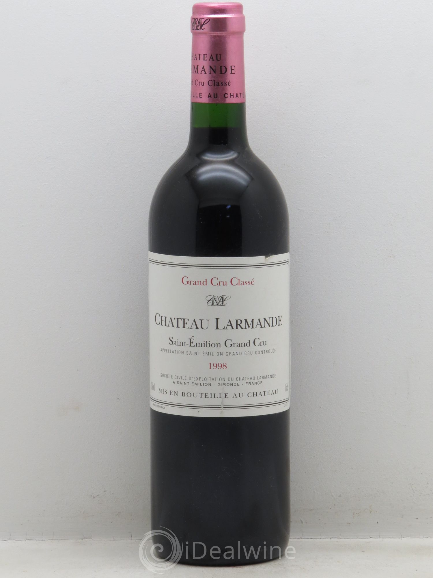 Château Larmande Grand Cru Classé 1998 - Lot de 1 bouteille - 0