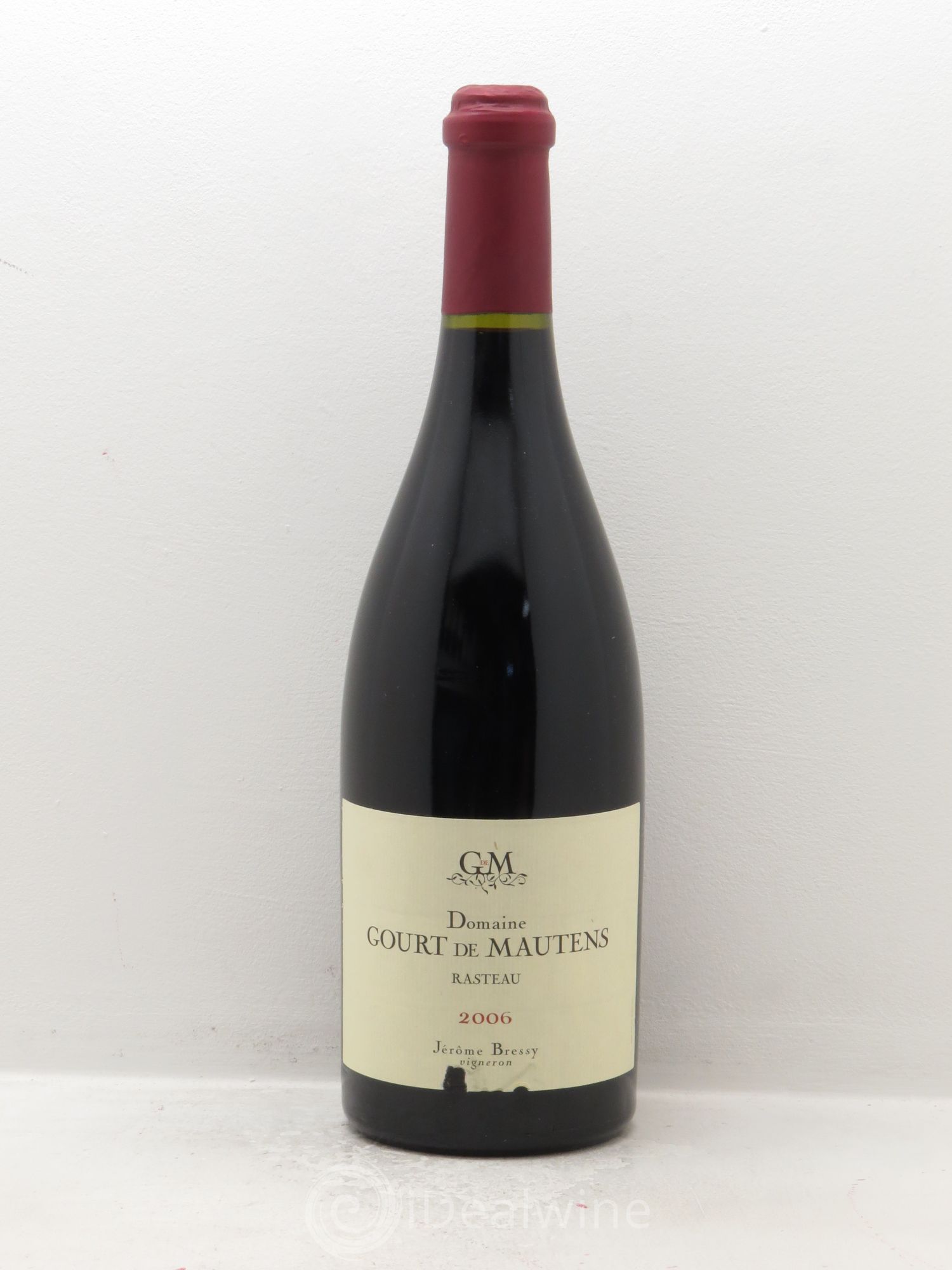 Rasteau Domaine Gourt de Mautens - Jérôme Bressy 2006 - Lot de 1 bouteille - 0