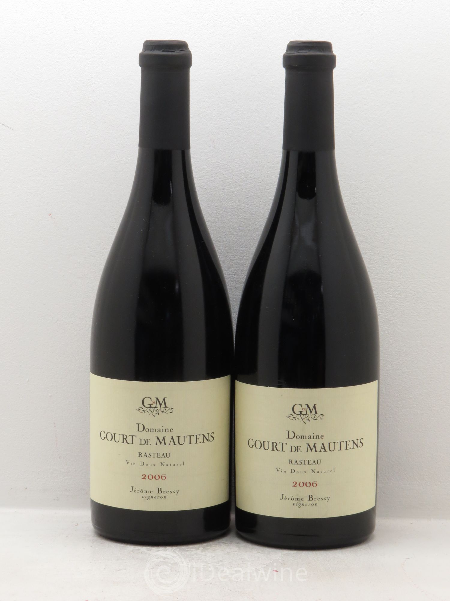 Rasteau Domaine Gourt de Mautens - Jérôme Bressy 2006 - Lot de 2 bouteilles - 0