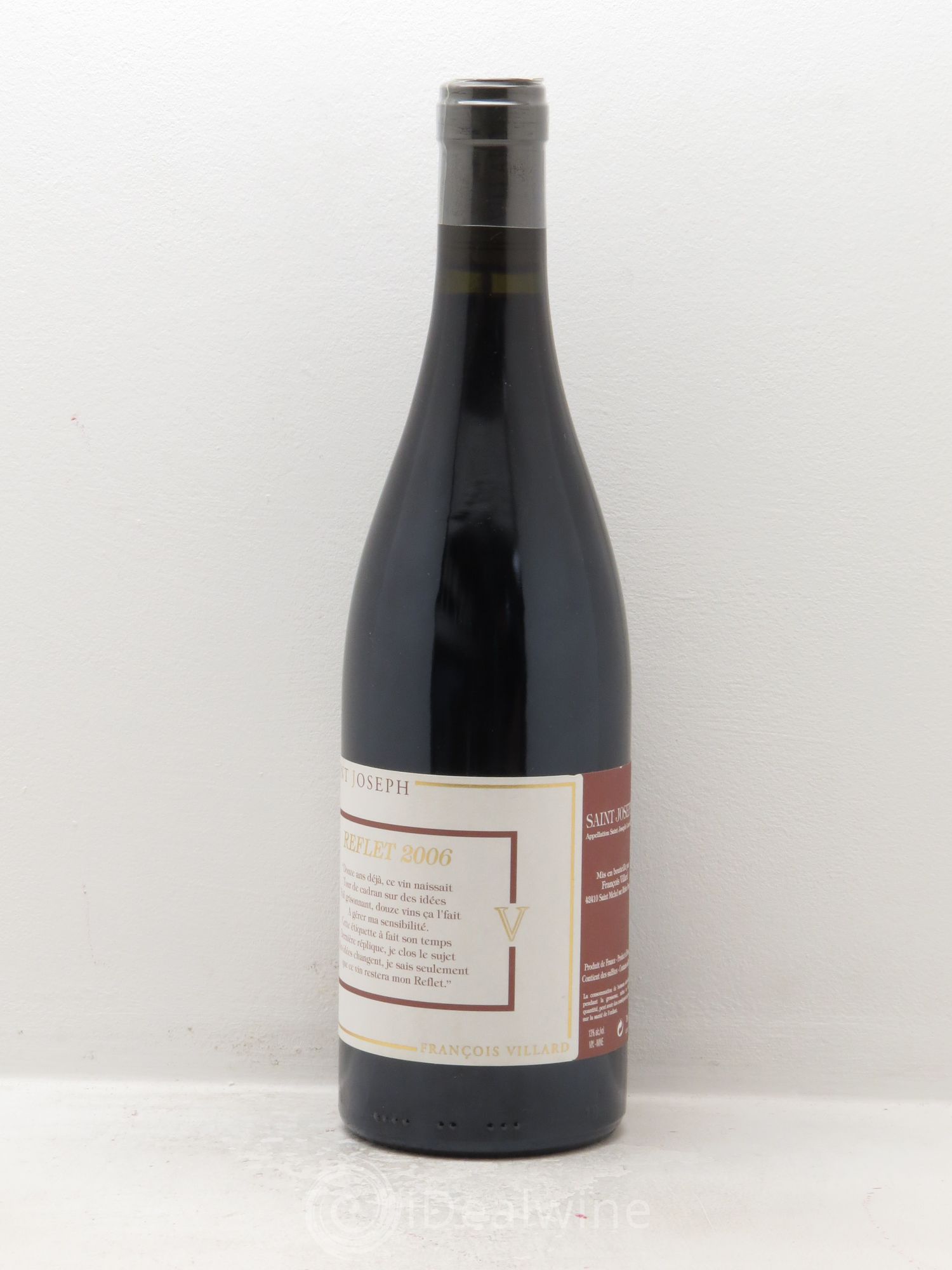 Saint-Joseph Reflet François Villard 2006 - Lot de 1 bouteille - 0