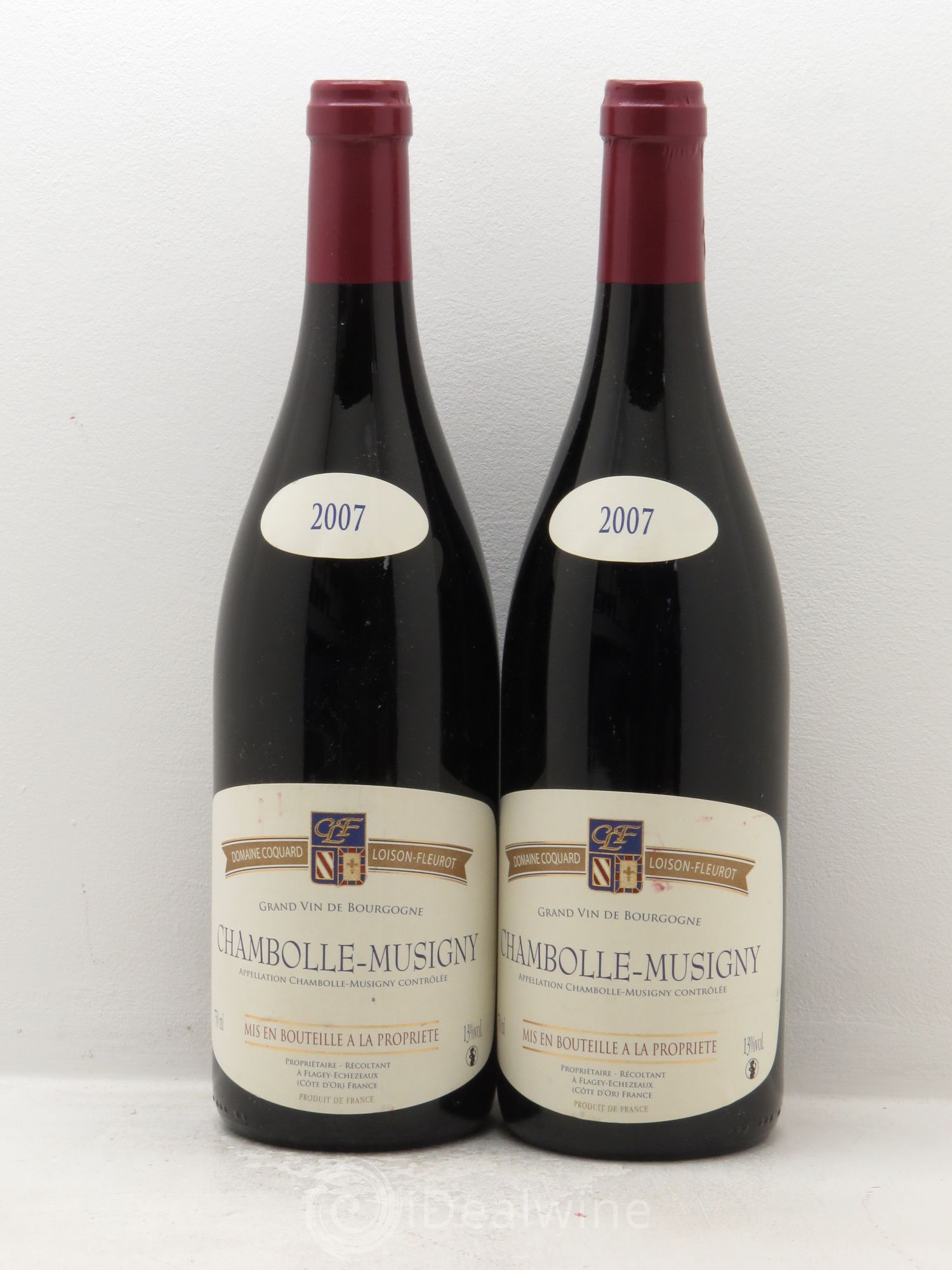 Chambolle-Musigny Domaine Coquard-Loison-Fleurot 2007 - Posten von 2 Flaschen - 0
