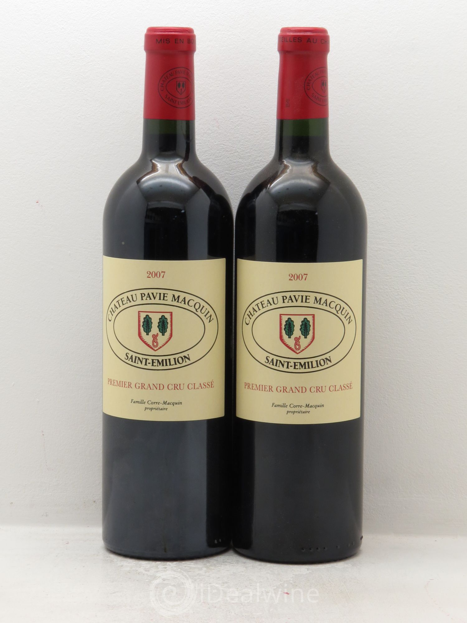 Château Pavie Macquin 1er Grand Cru Classé B 2007 - Lot de 2 bouteilles - 0