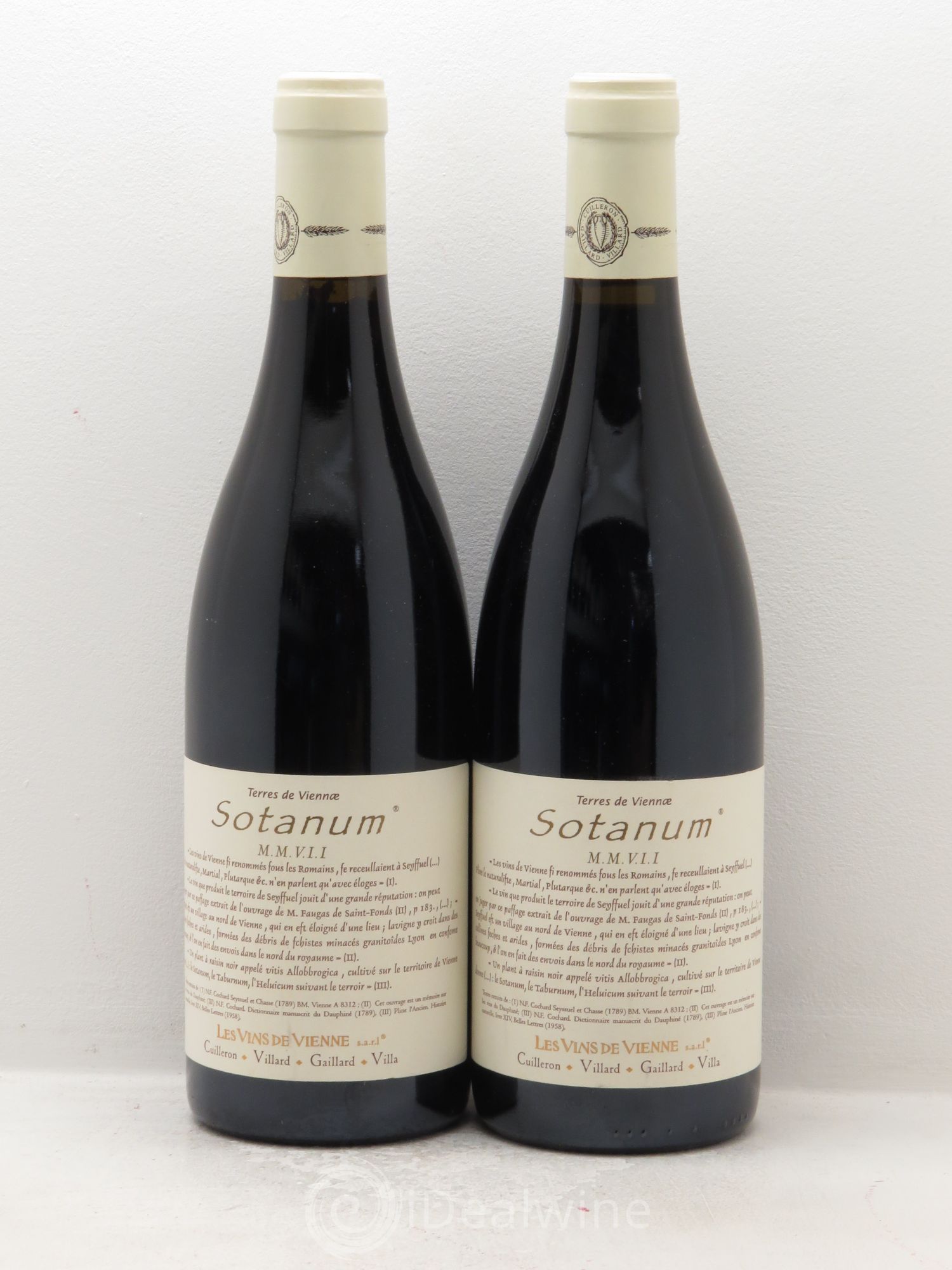 Rhône VDP des Côtes Rhodaniennes Vins de Vienne Sotanum 2007 - Posten von 2 Flaschen - 0