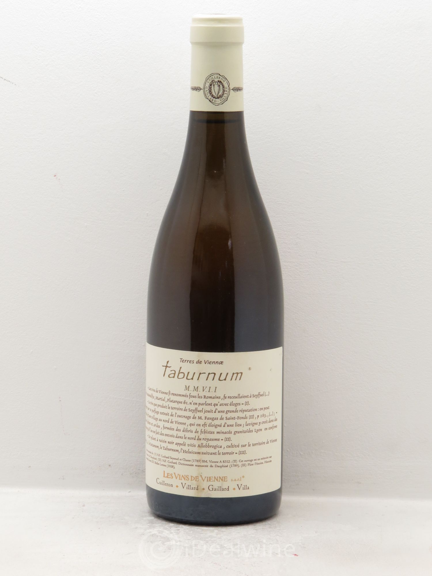 Rhône VDP des Côtes Rhodaniennes Vins de Vienne Taburnum 2007 - Posten von 1 Flasche - 0