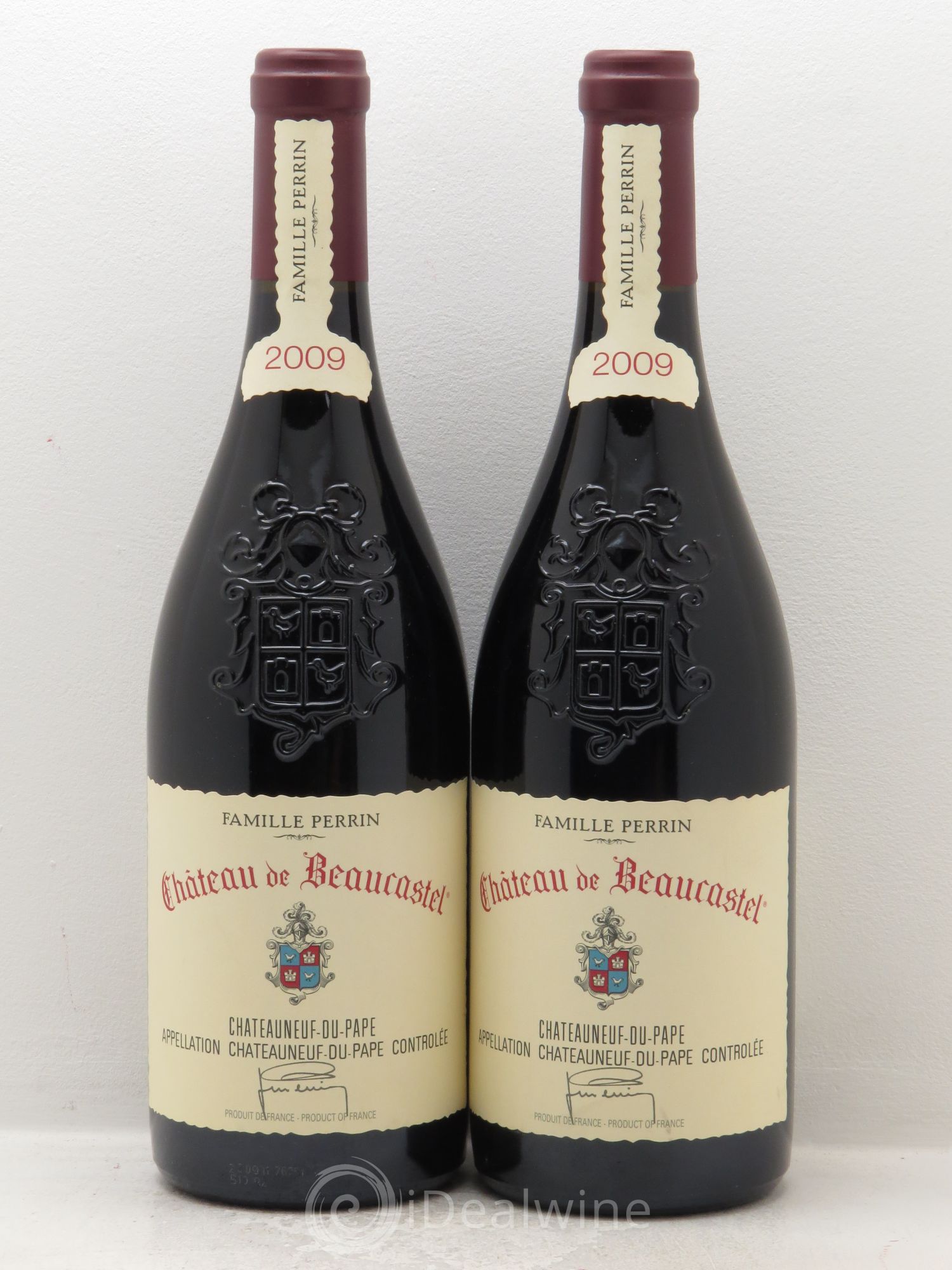 Châteauneuf-du-Pape Château de Beaucastel Famille Perrin 2009 - Lot de 2 bouteilles - 0