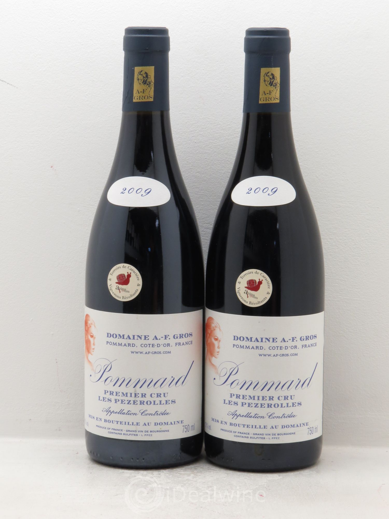 Pommard 1er Cru Les Pézerolles A.-F. Gros 2009 - Lot de 2 bouteilles - 0