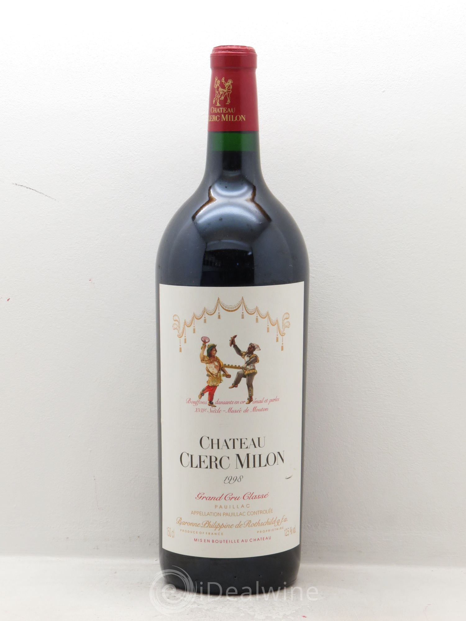 Château Clerc Milon 5ème Grand Cru Classé 1998 - Lot de 1 magnum - 0