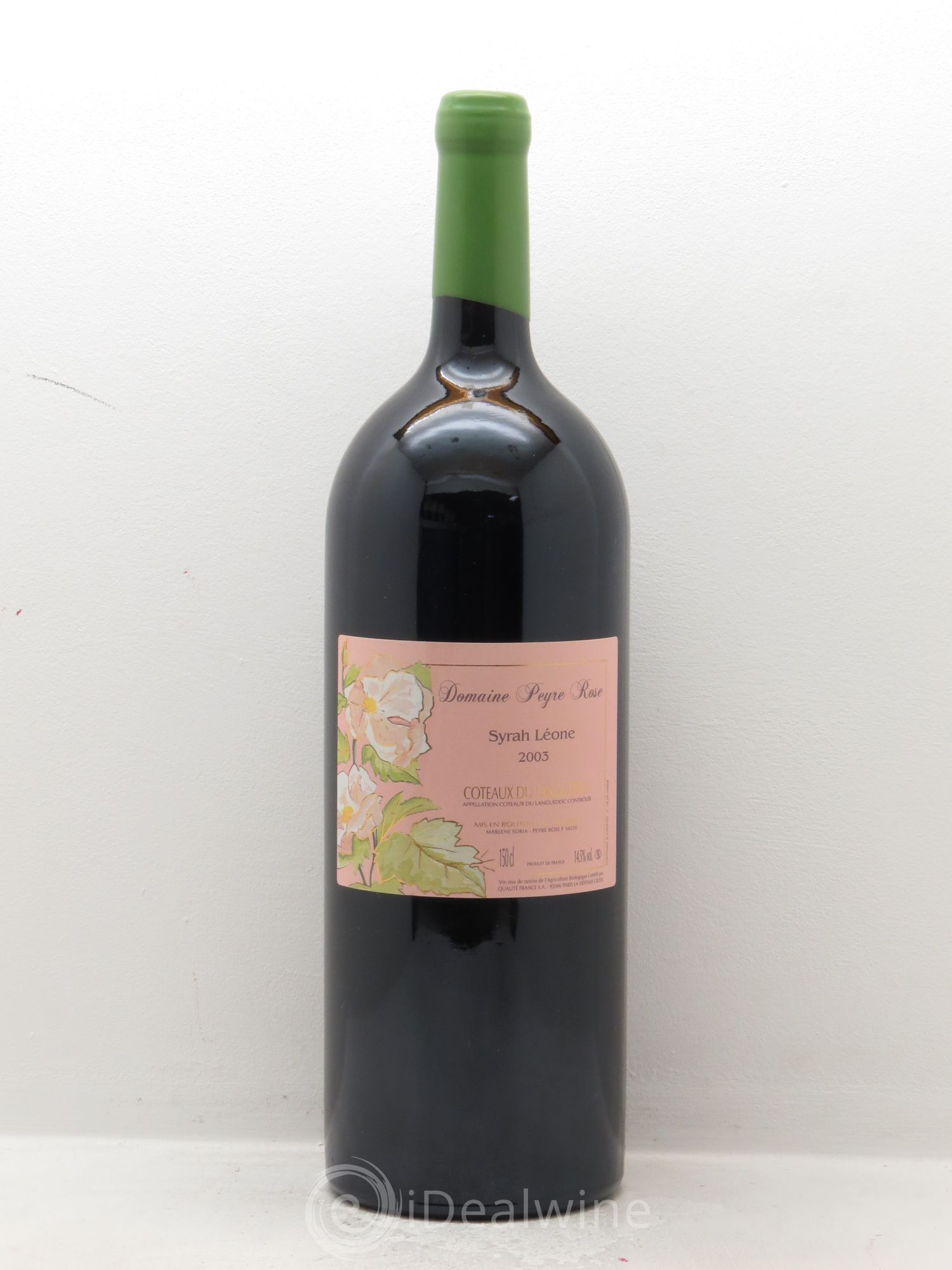 Coteaux du Languedoc Domaine Peyre Rose Belle Léone (anciennement Syrah Léone) Marlène Soria 2003 - Lot de 1 magnum - 0