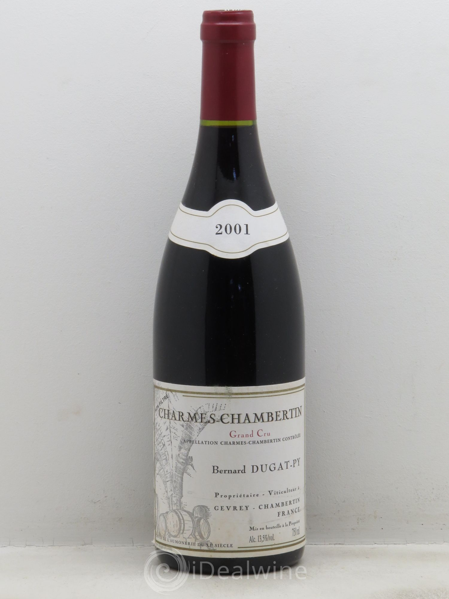 Charmes-Chambertin Grand Cru Dugat-Py 2001 - Lot de 1 bouteille - 0