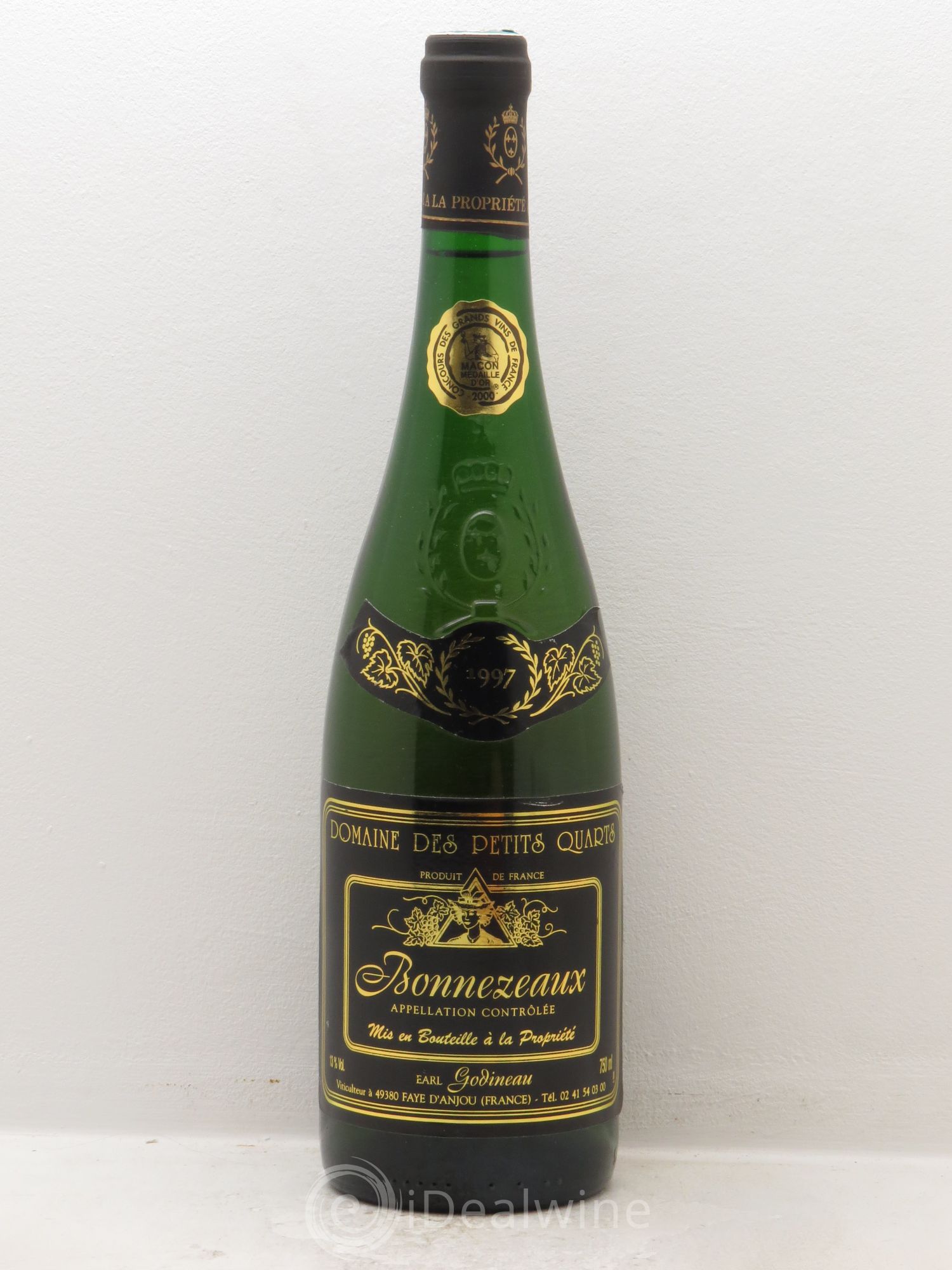 Bonnezeaux Domaine des petits quarts Beauregard 1997 - Lotto di 1 bottiglia - 0
