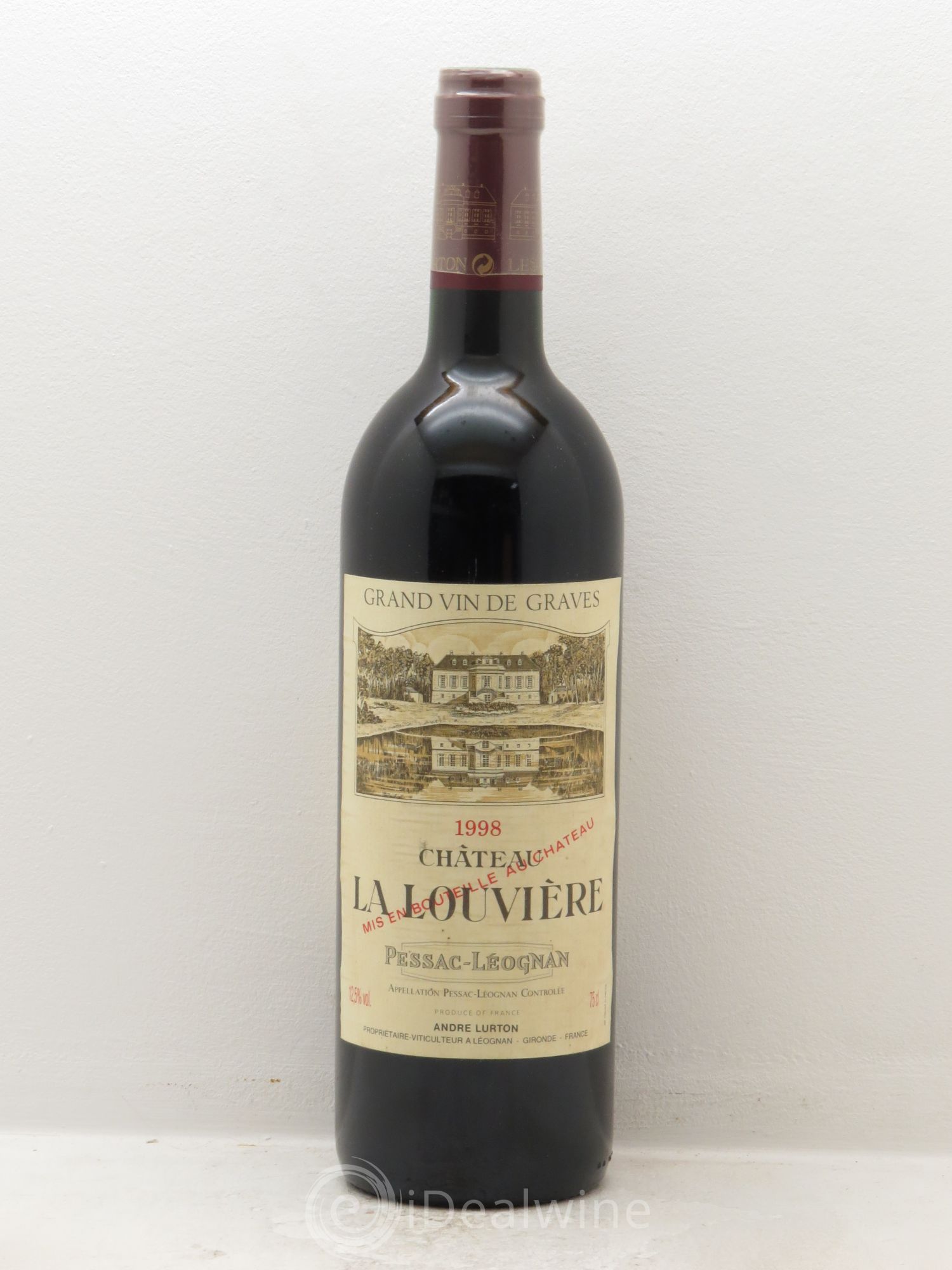 Château la Louvière 1998 - Lot de 1 bouteille - 0