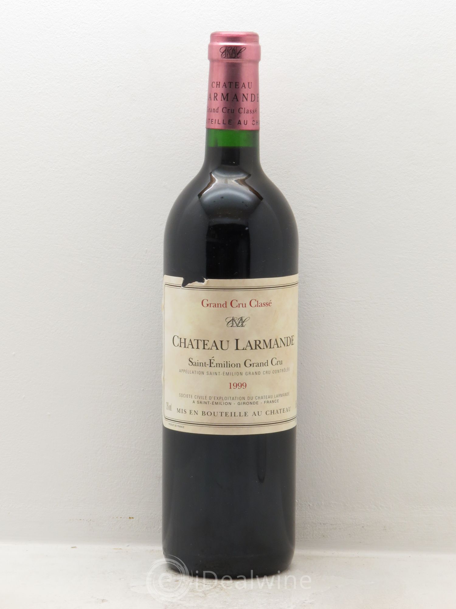 Château Larmande Grand Cru Classé 1999 - Lot de 1 bouteille - 0