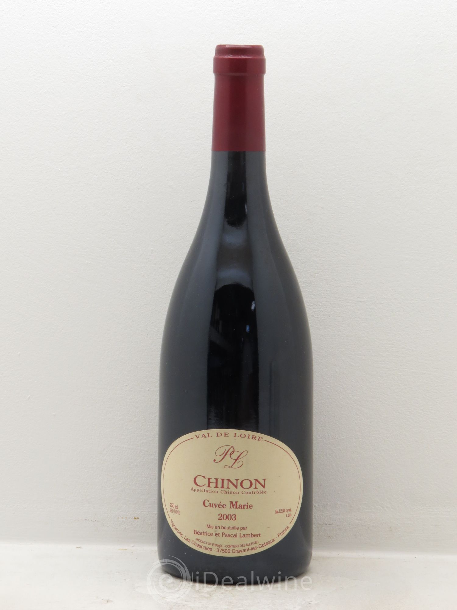 Chinon Domaine les Chesnaies Cuvée Marie 2003 - Posten von 1 Flasche - 0